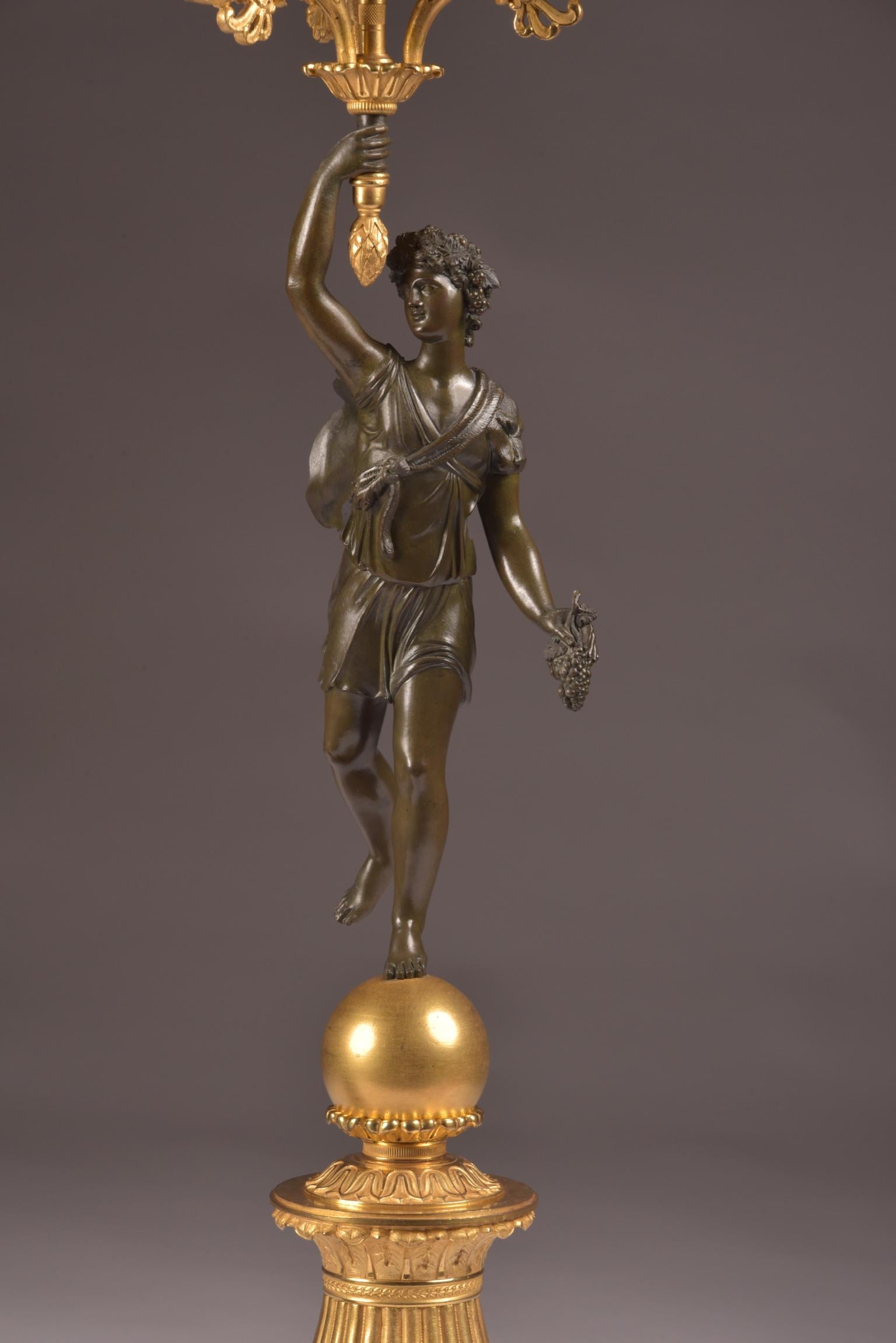 Außergewöhnlich schöner Kandelaber:: Pierre-Philippe Thomire zugeschrieben:: 1810 2