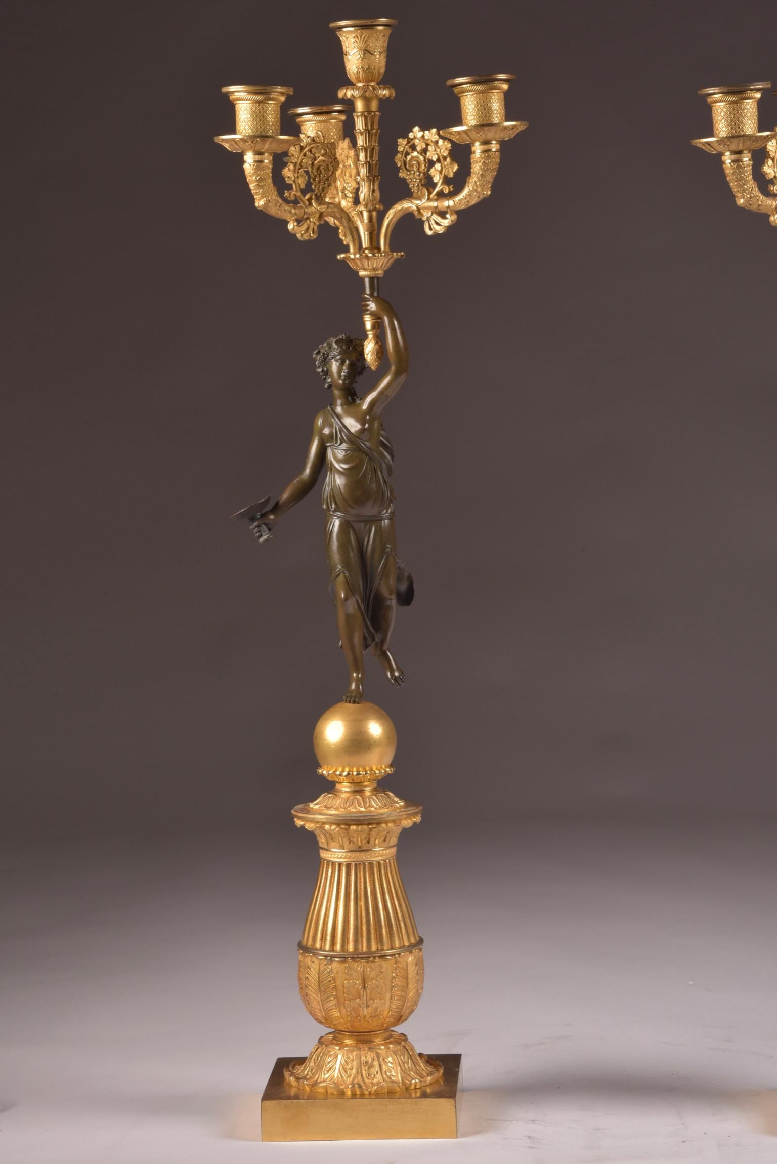 Außergewöhnlich schöner Kandelaber:: Pierre-Philippe Thomire zugeschrieben:: 1810 4