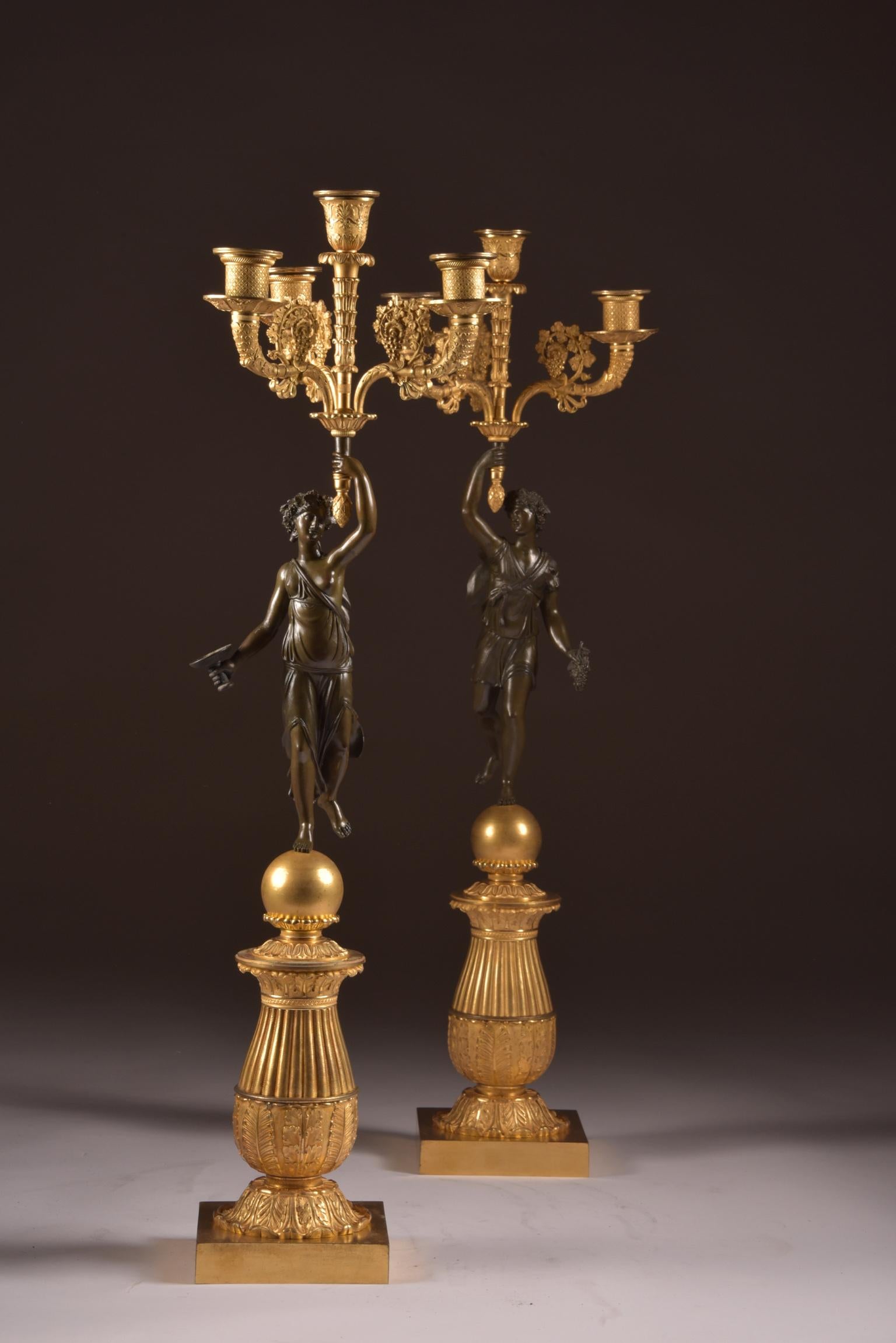 Außergewöhnlich schöner Kandelaber:: Pierre-Philippe Thomire zugeschrieben:: 1810 5