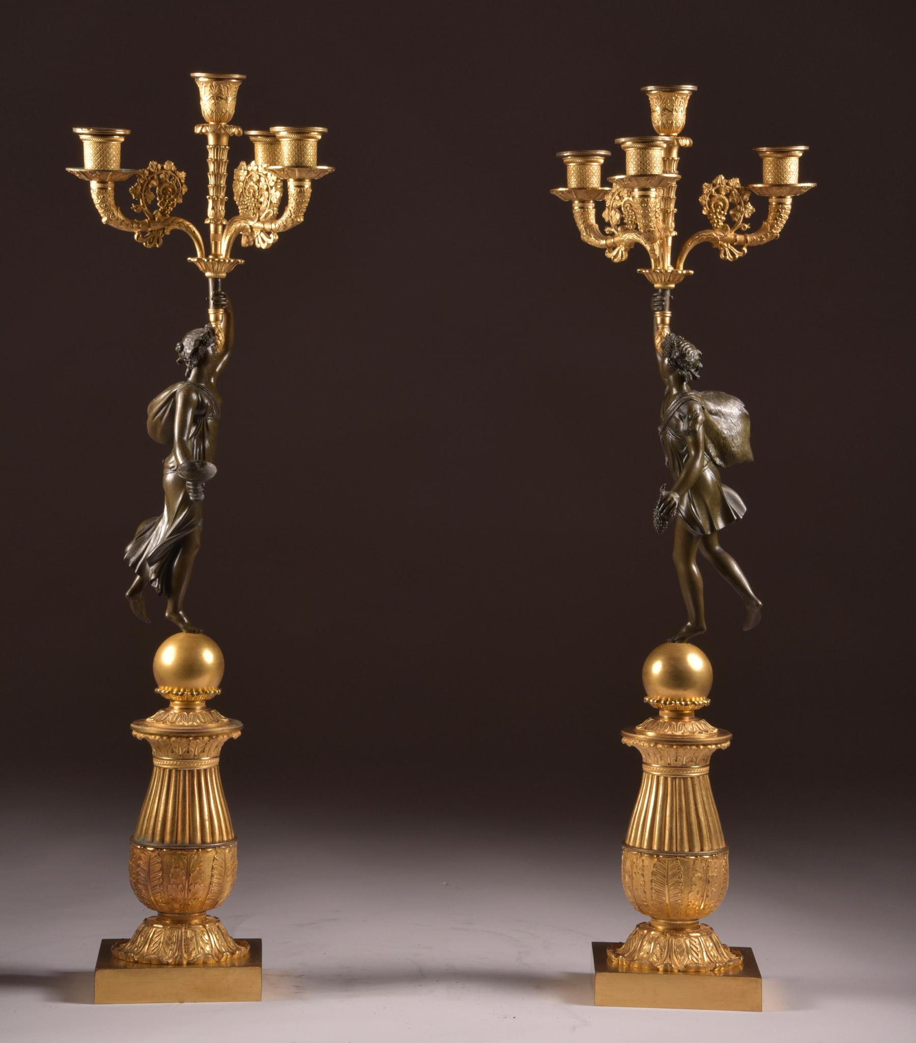 Außergewöhnlich schöner Kandelaber:: Pierre-Philippe Thomire zugeschrieben:: 1810 6