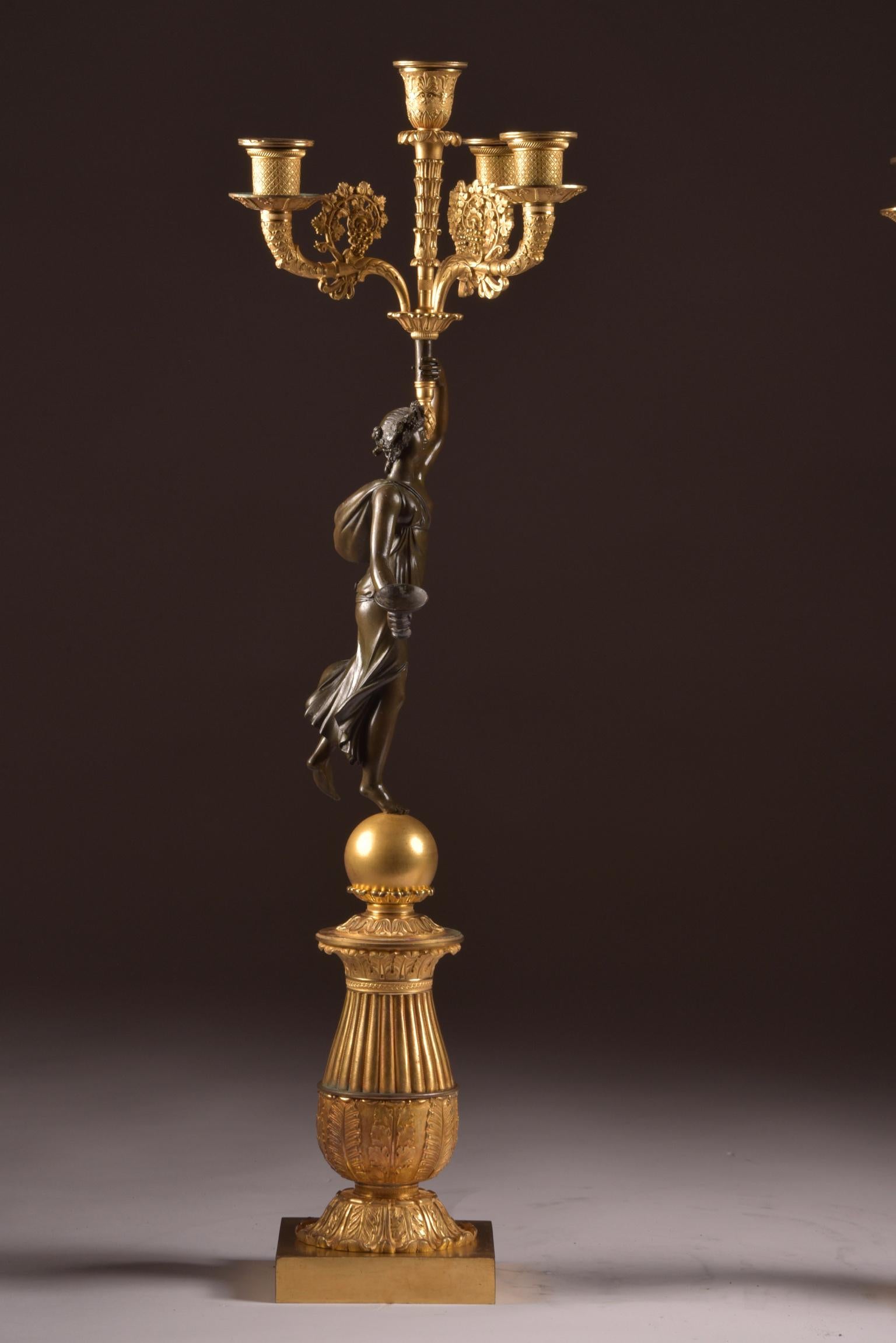 Außergewöhnlich schöner Kandelaber:: Pierre-Philippe Thomire zugeschrieben:: 1810 7