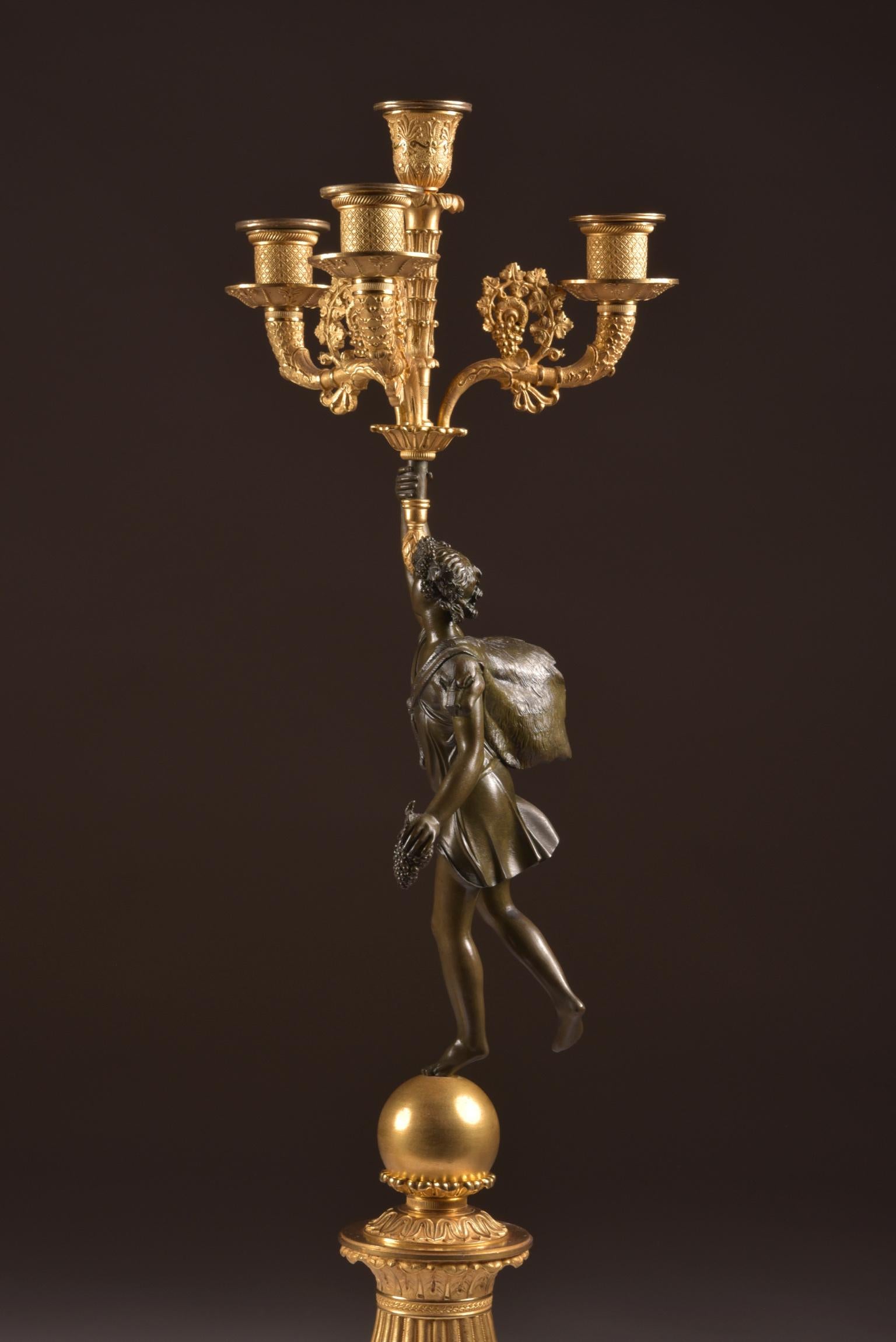 Außergewöhnlich schöner Kandelaber:: Pierre-Philippe Thomire zugeschrieben:: 1810 10