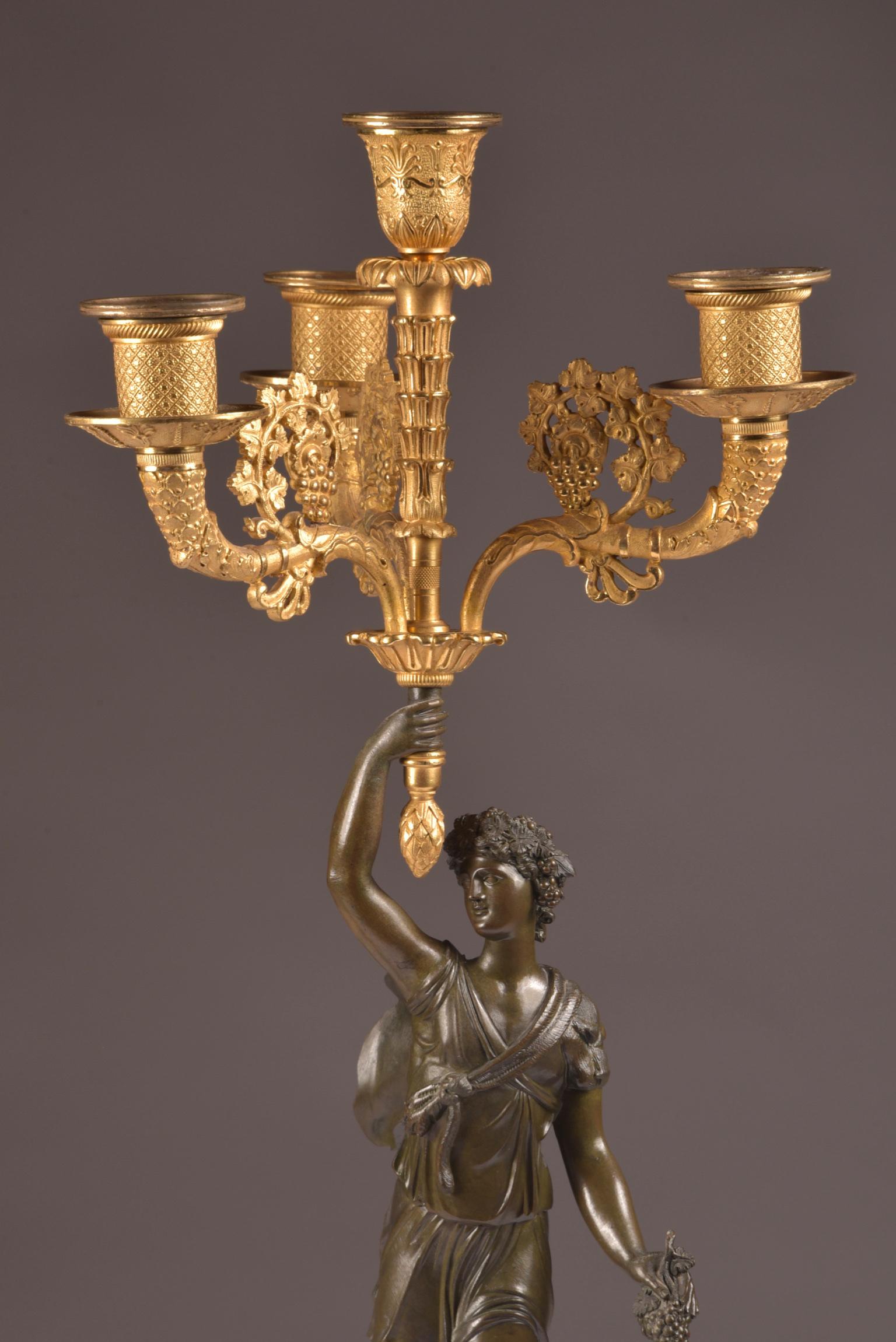 Außergewöhnlich schöner Kandelaber:: Pierre-Philippe Thomire zugeschrieben:: 1810 (Französisch)