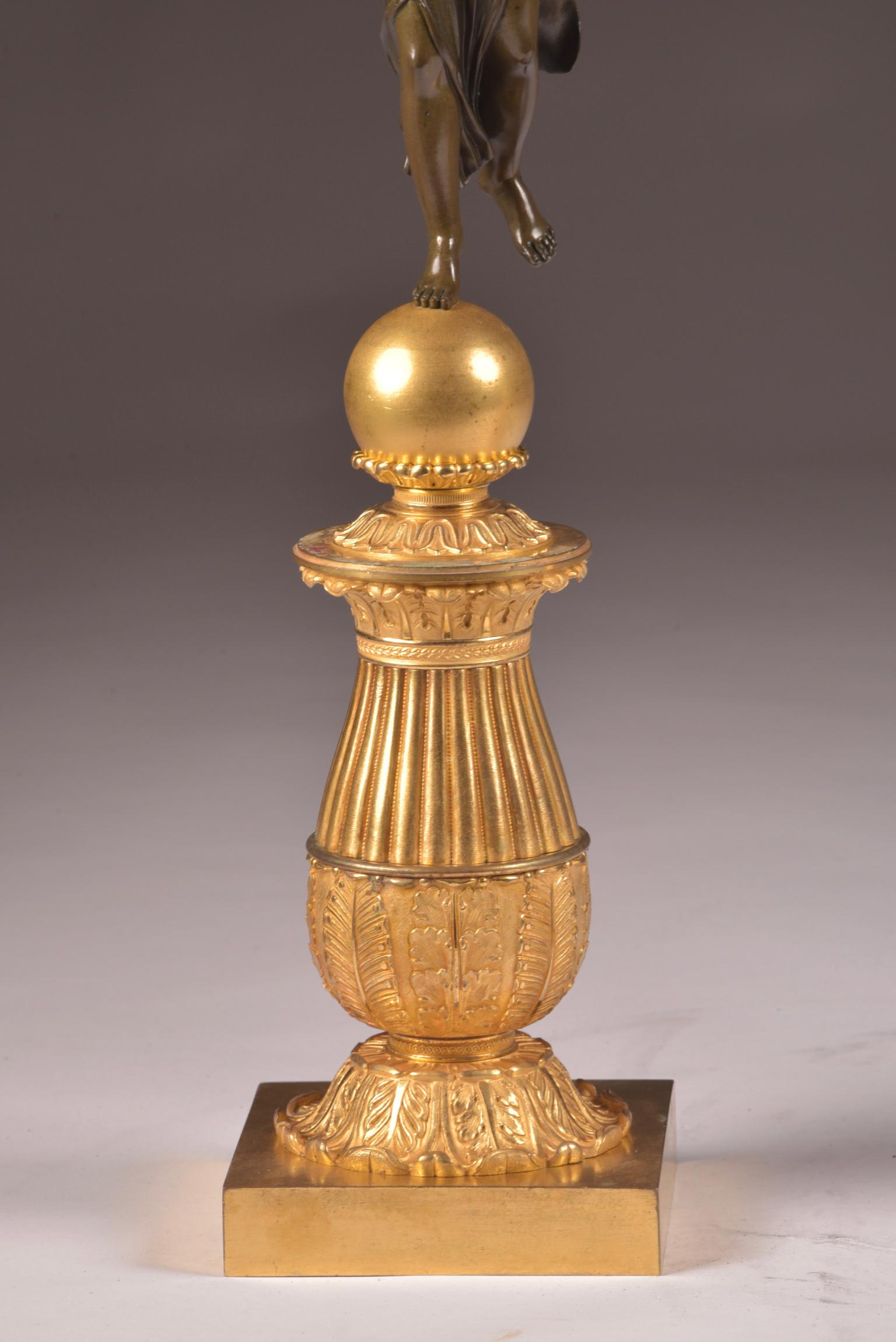 Außergewöhnlich schöner Kandelaber:: Pierre-Philippe Thomire zugeschrieben:: 1810 (Frühes 19. Jahrhundert)