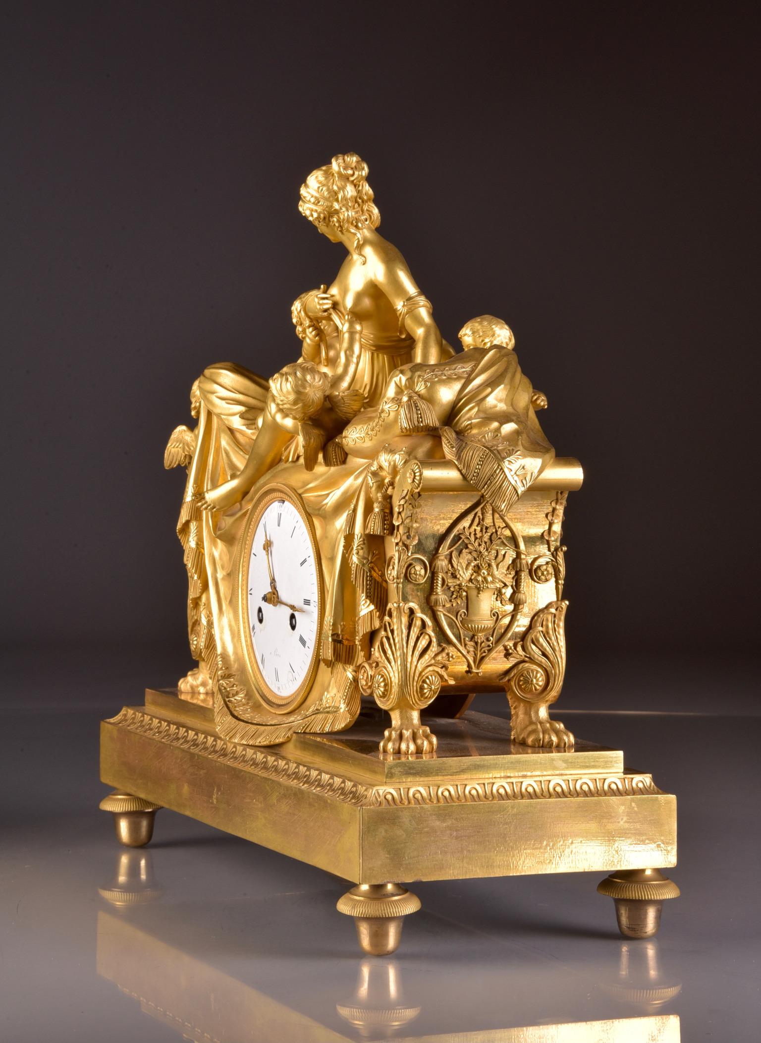 Exceptional Beautiful Rare Large French Attributed to Claude Galle, '1759-1816' For Sale 3