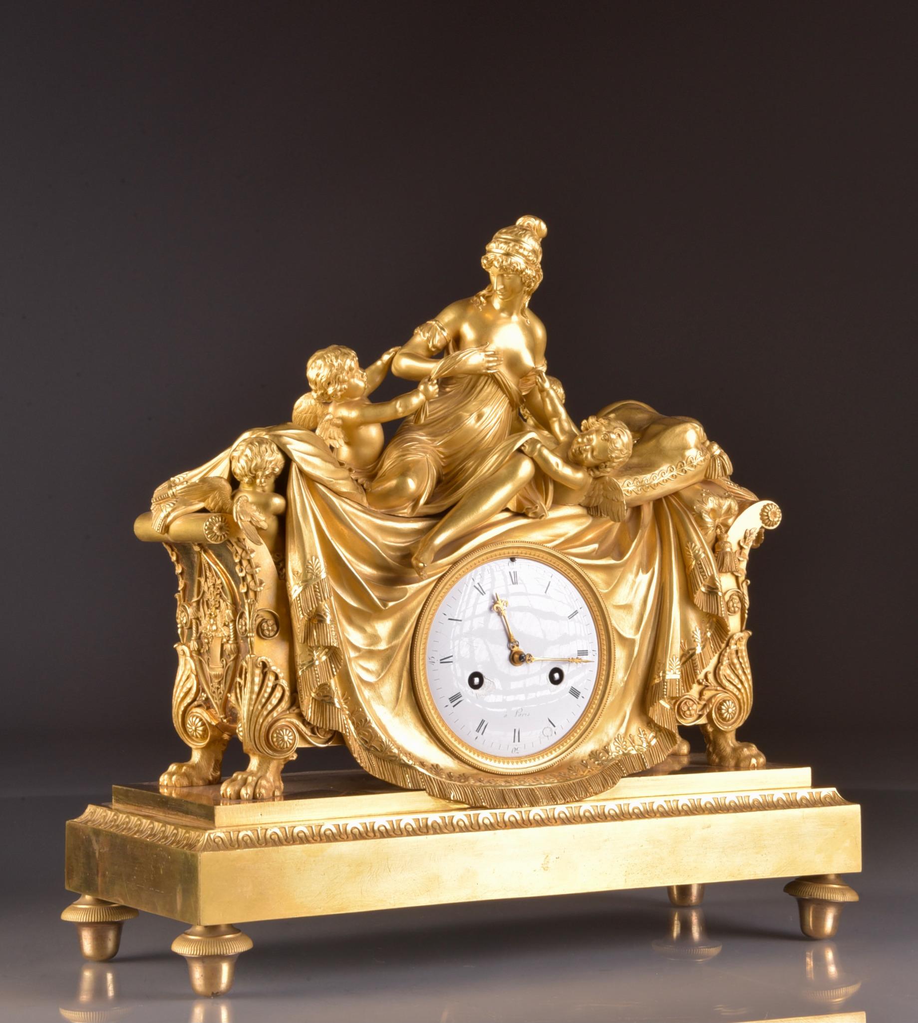 Exceptional Beautiful Rare Large French Attributed to Claude Galle, '1759-1816' For Sale 4
