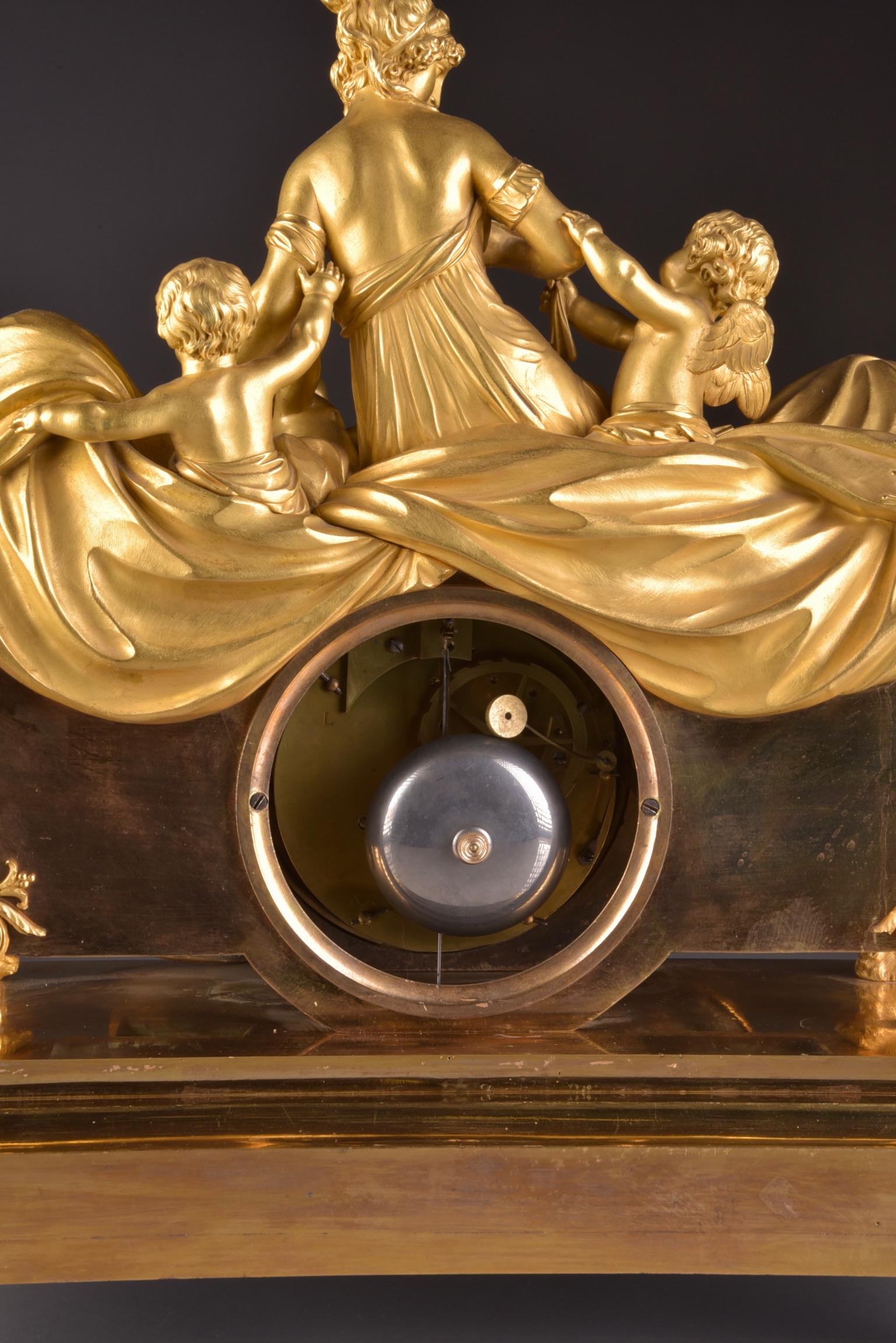 Exceptional Beautiful Rare Large French Attributed to Claude Galle, '1759-1816' For Sale 7