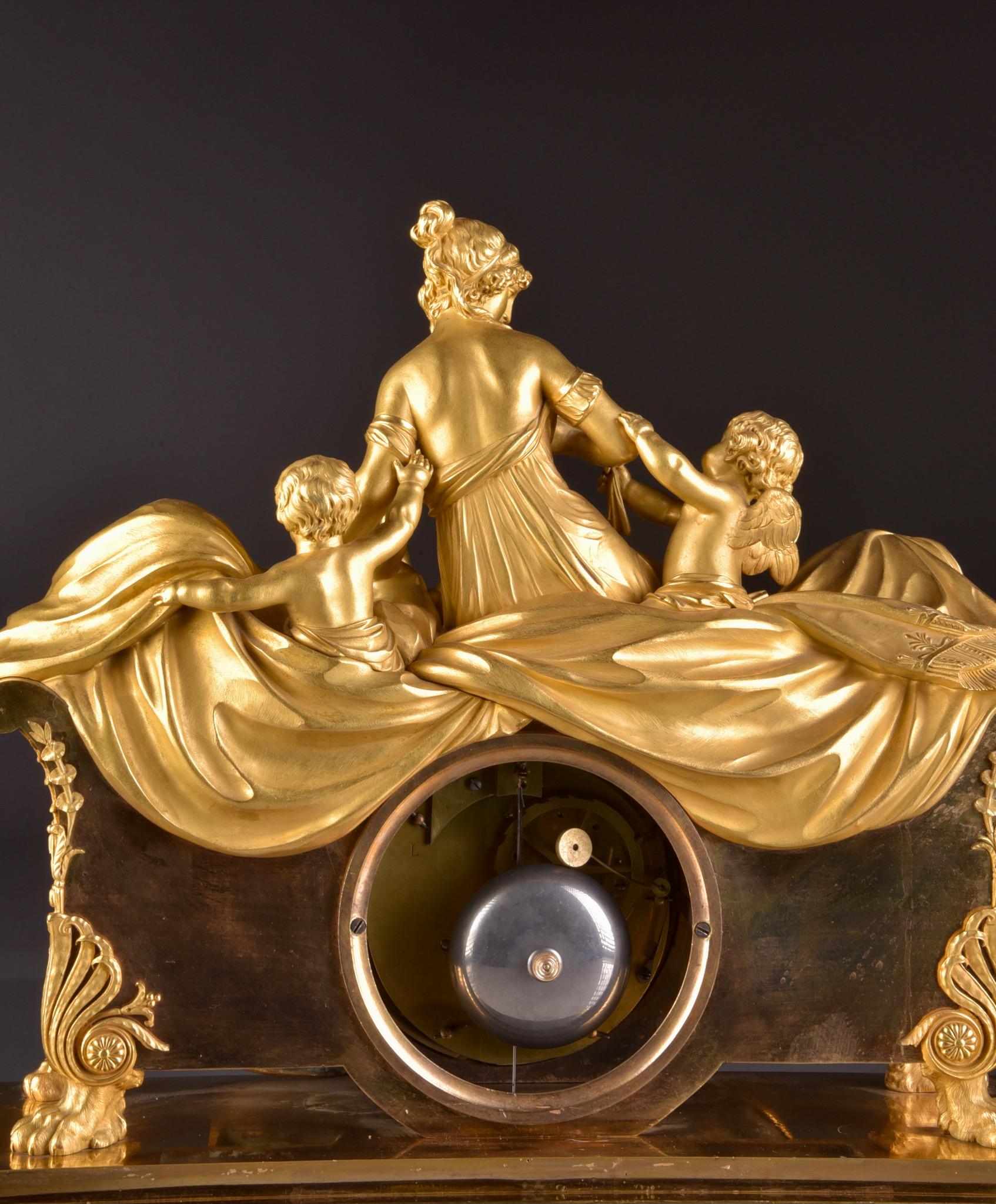 Exceptional Beautiful Rare Large French Attributed to Claude Galle, '1759-1816' For Sale 8