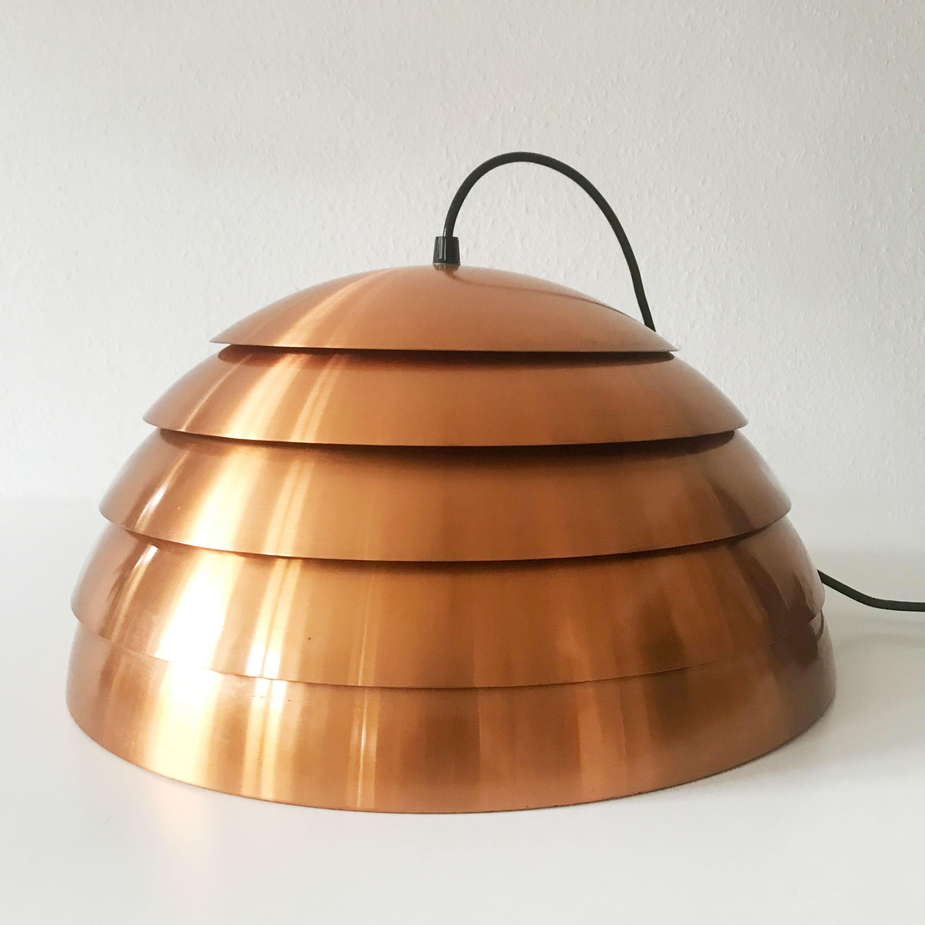 Exceptional Beehive Pendant Lamp by Hans-Agne Jakobsson, Sweden, 1960s For Sale 2