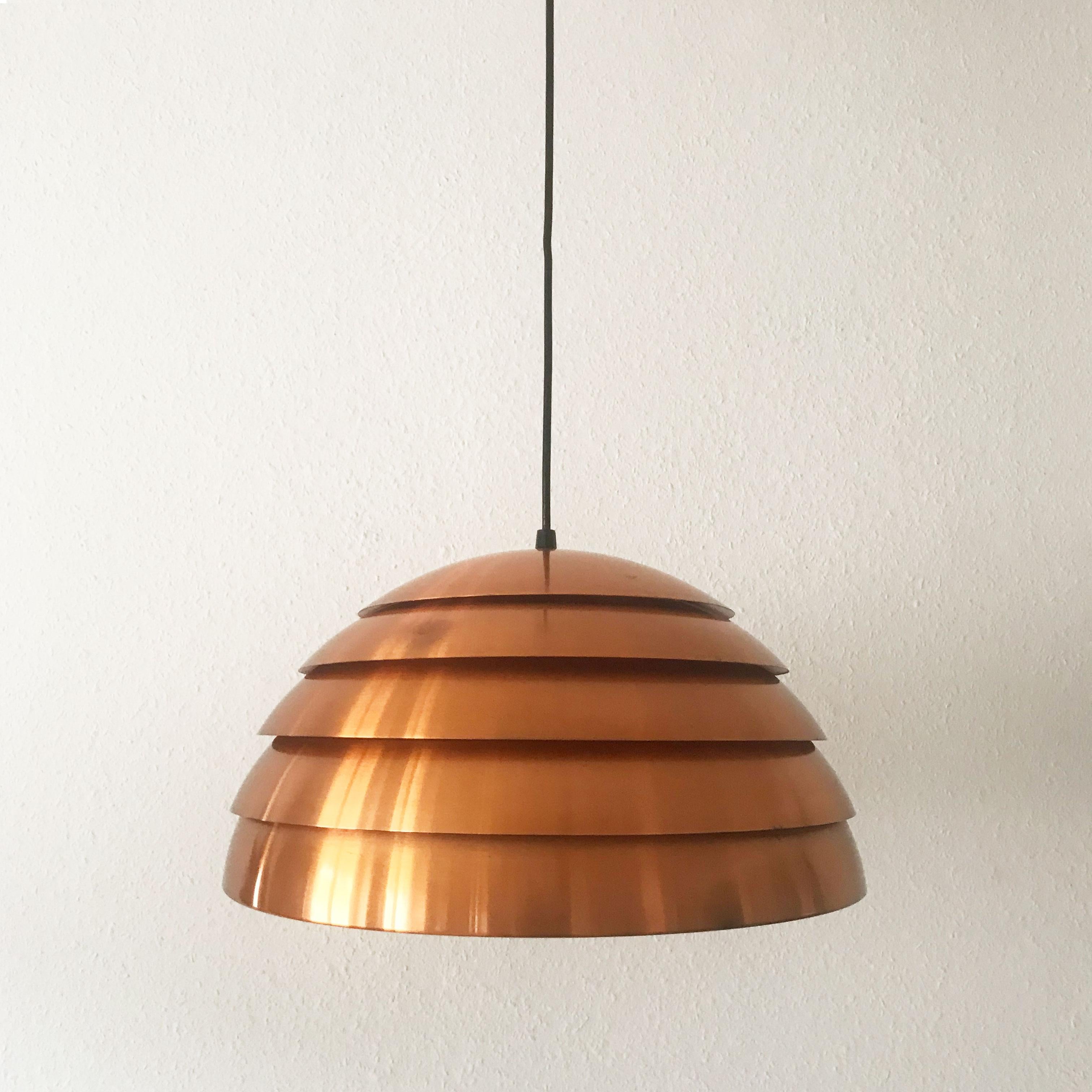 Mid-Century Modern Exceptional Beehive Pendant Lamp by Hans-Agne Jakobsson, Sweden, 1960s For Sale