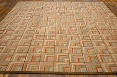 Exceptional Beige Color Modern Style Contemporary Cotton American Hooked Rug