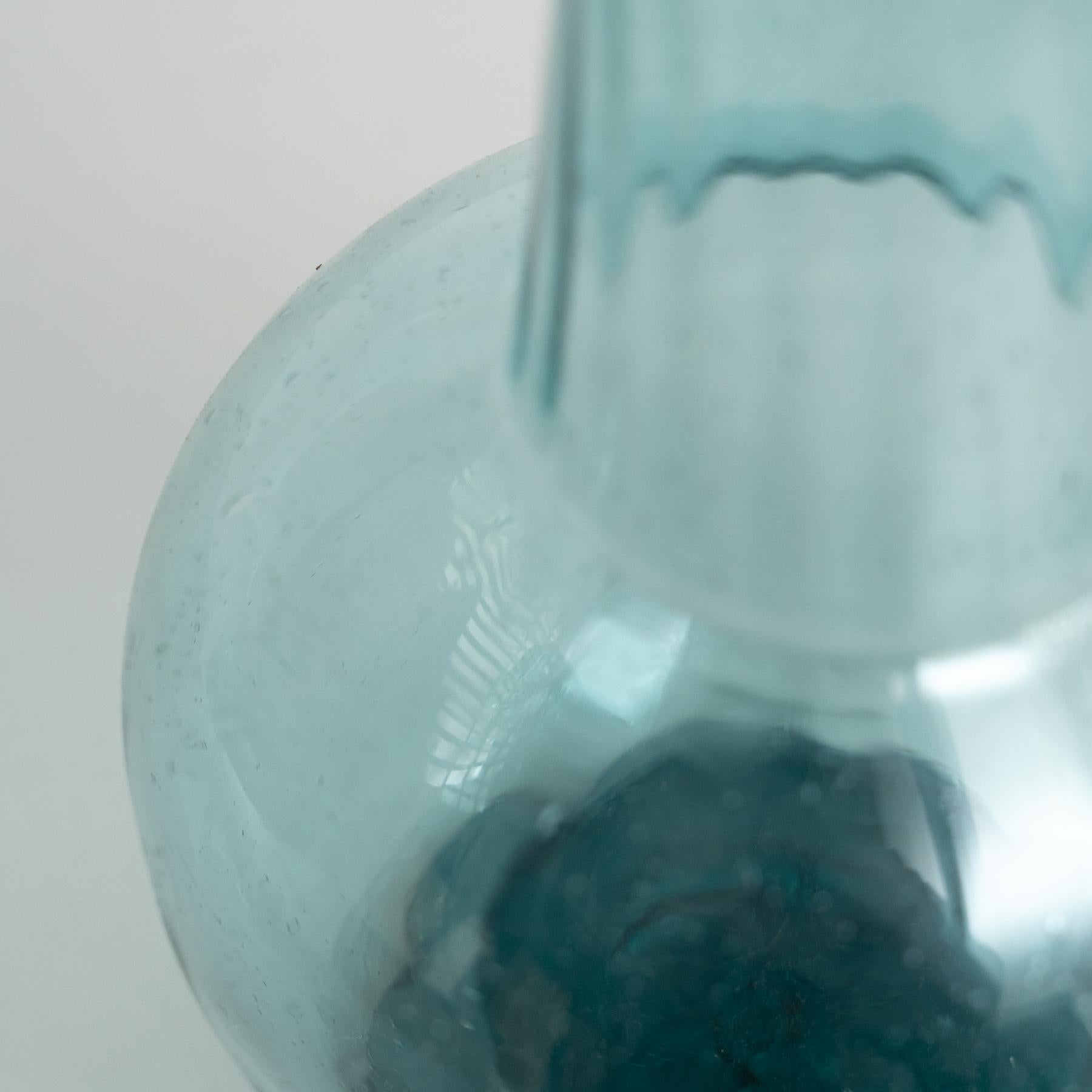 Eccezionale vaso di vetro soffiato - Inizio XX secolo - Artigianato spagnolo in vendita 8