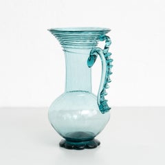 Exceptional Blown Glass Vase - Early XXth Century - Spanish Craftsmanship