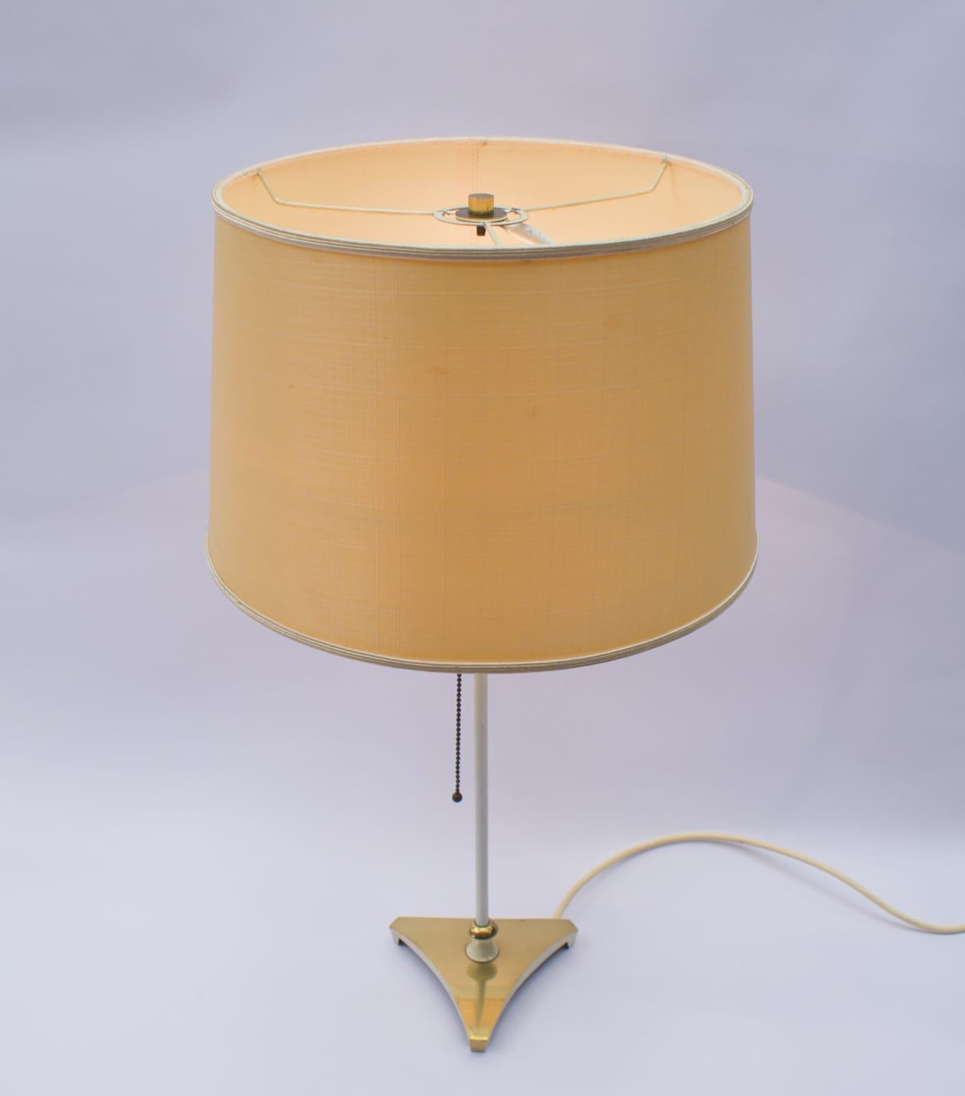 Austrian Exceptional Brass Table Lamp, Austria, 1950s For Sale