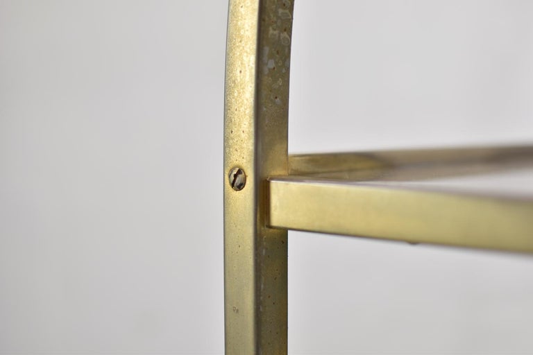 Exceptional Brass Vitrine Cabinet from France, 1970s For ...