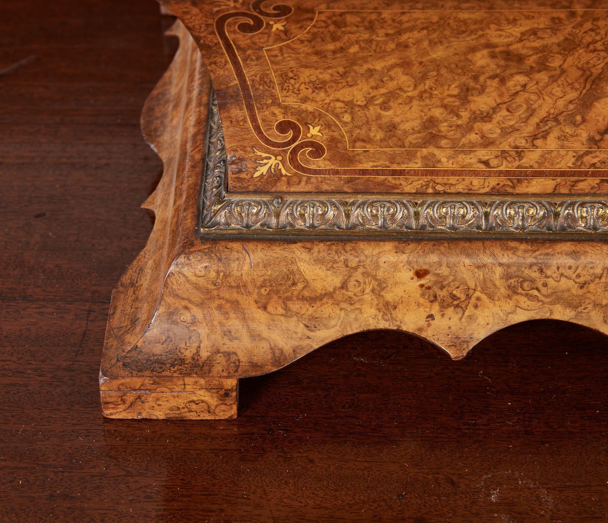 Exceptional Bronze Mounted Burl Caddy im Angebot 9
