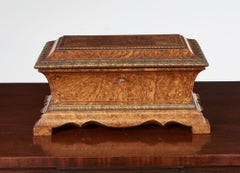 Exceptional Bronze Mounted Burl Caddy