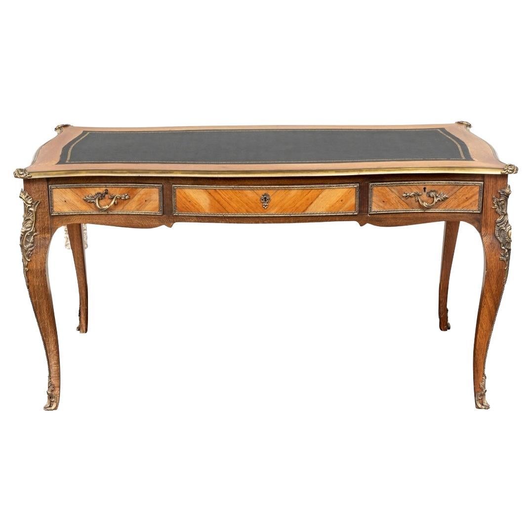 Exceptional Bronze Mounted French Writing Table