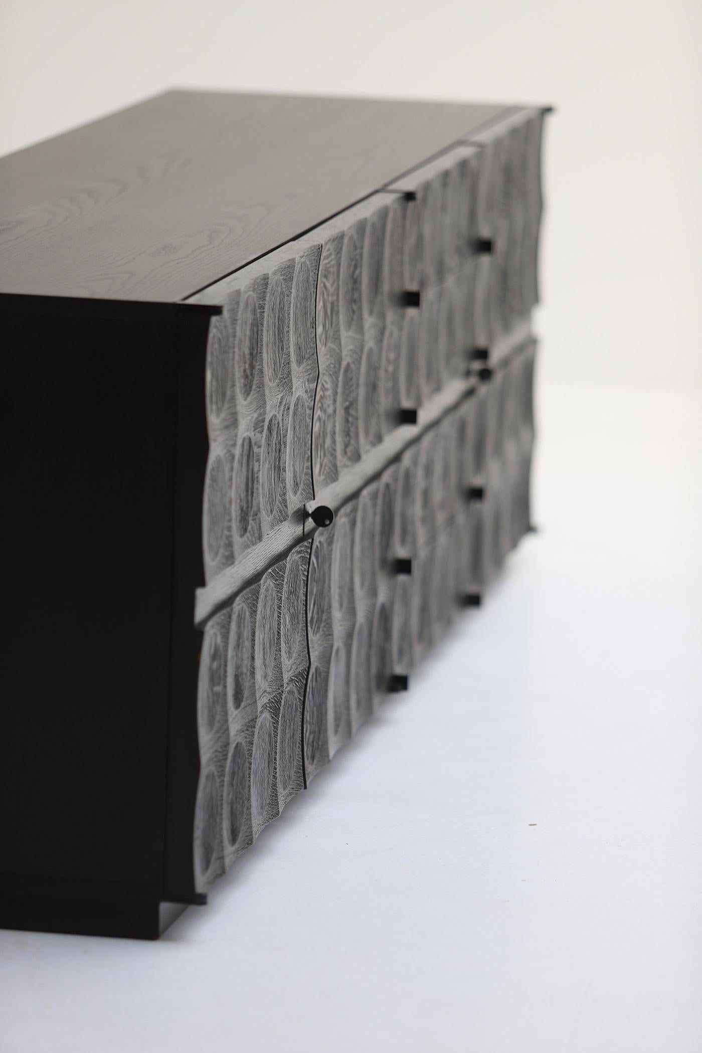 Außergewöhnliches brutalistisches Sideboard von Jean Batenburg MI, Belgien 1960er Jahre im Angebot 10