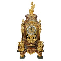 Exceptional C19th French Boulle Mantle Clock