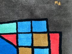 Exceptional Carpet Paul Klee, circa 1970