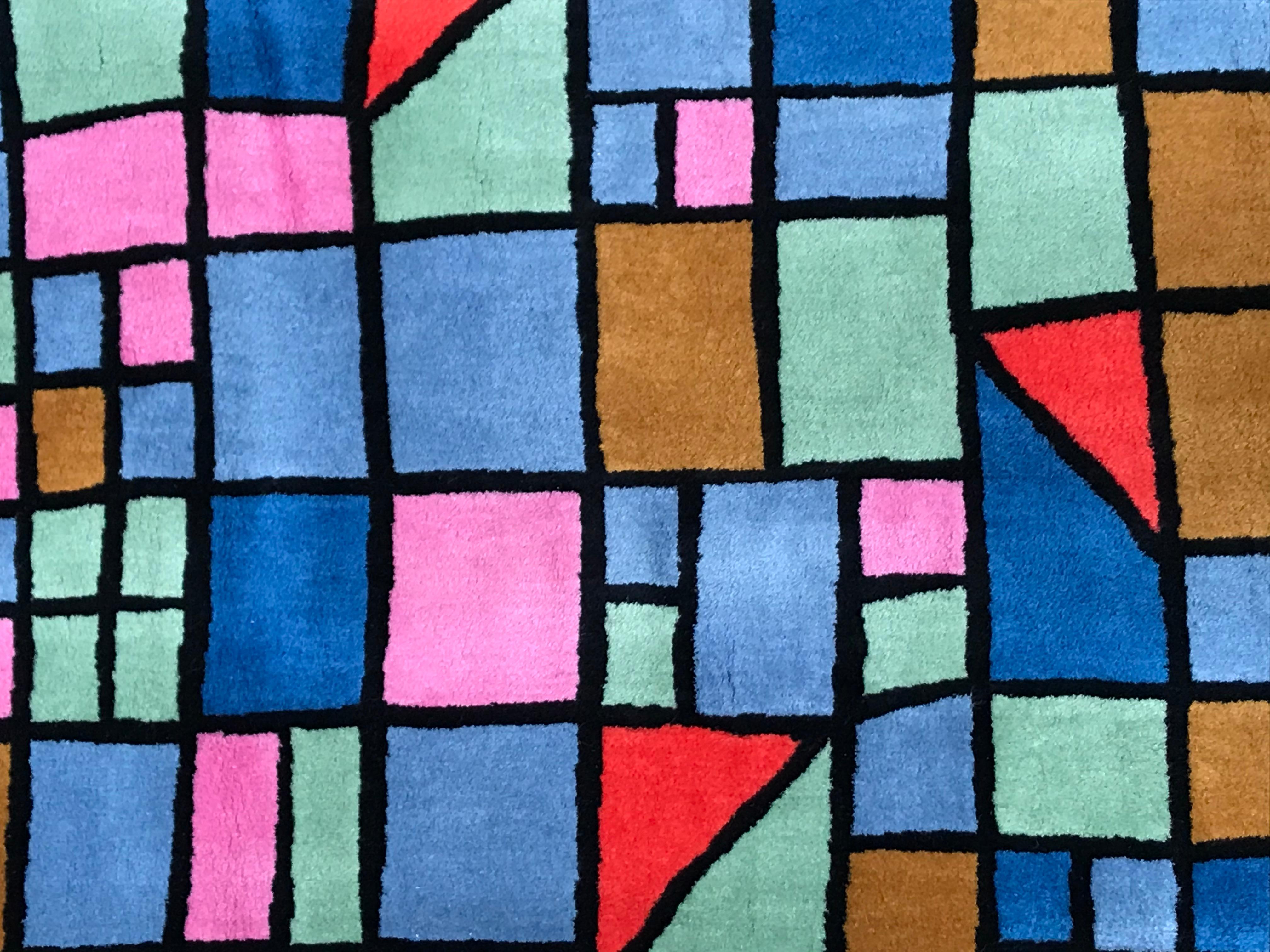 Tappeto eccezionale Paul Klee, circa 1970 in vendita 1
