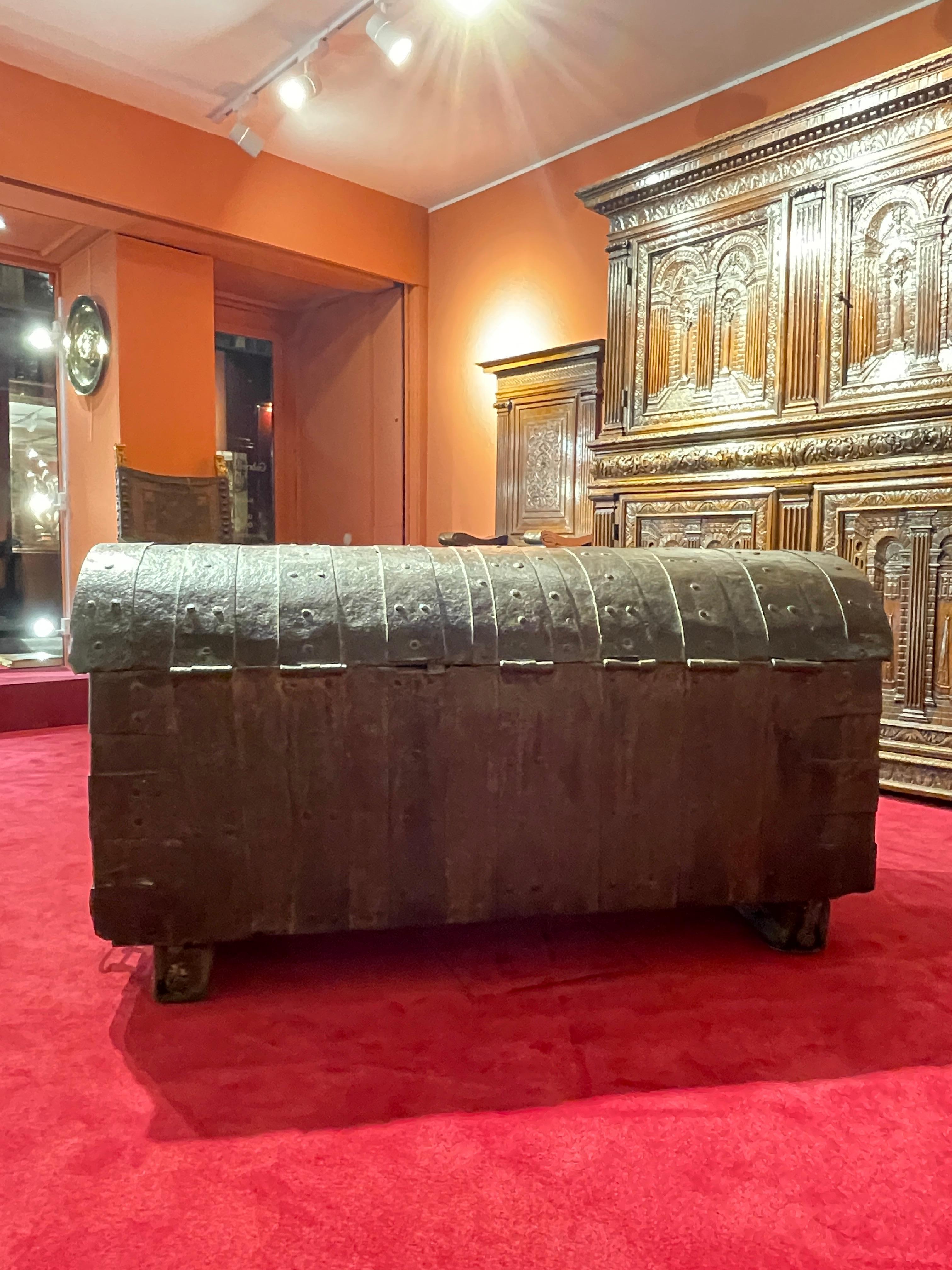 18th Century and Earlier Exceptional Cathedral Chest For Sale