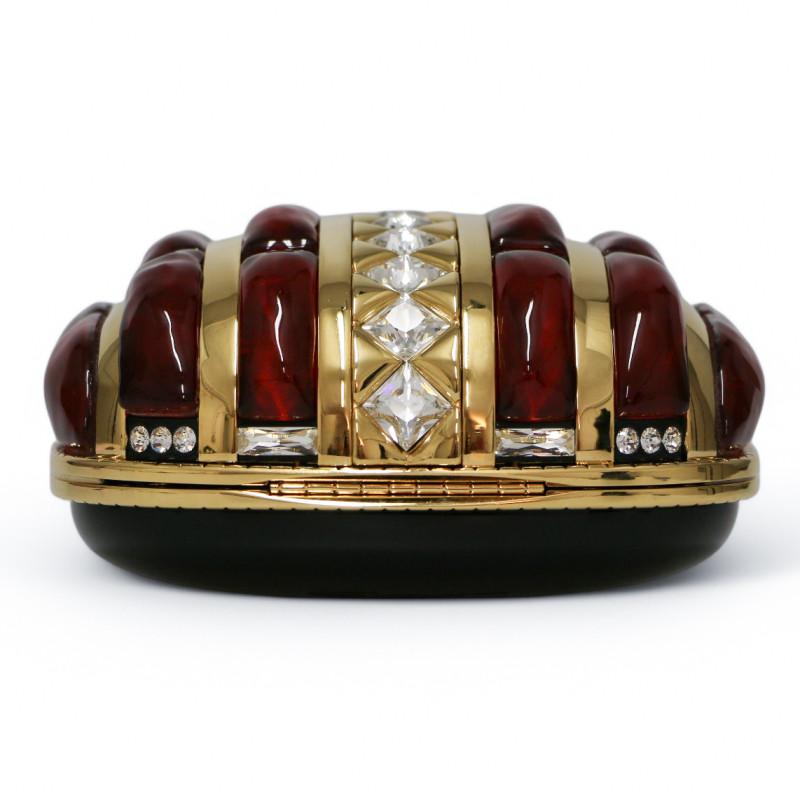 Exceptional Chanel Paris New York 2019 Scarab Minaudière For Sale 6