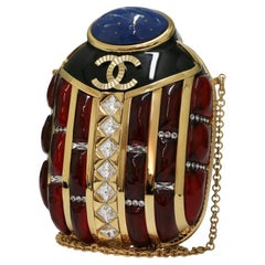 Exceptional Chanel Paris New York 2019 Scarab Minaudière