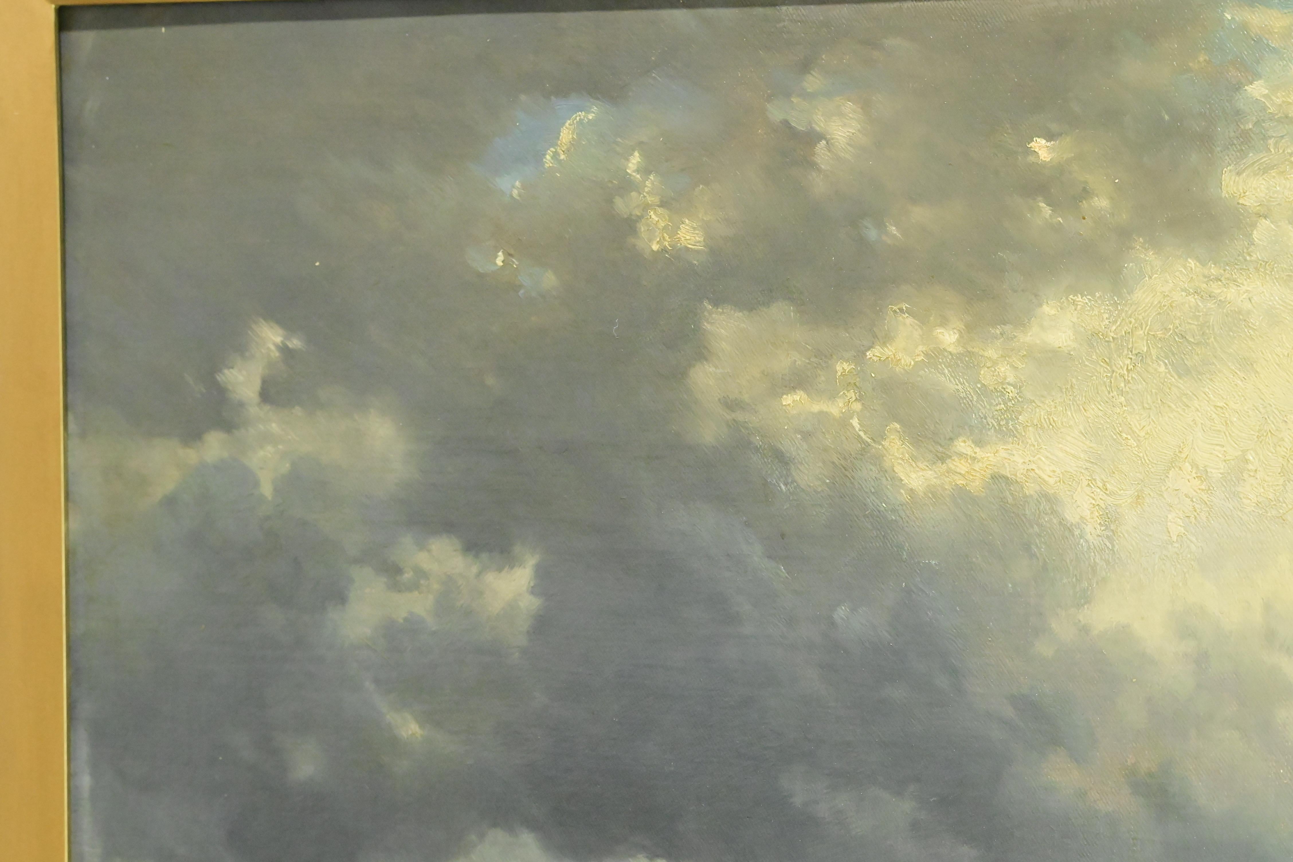 Exceptionnelle huile sur toile de Charles Euphraise Kuwasseg en vente 5