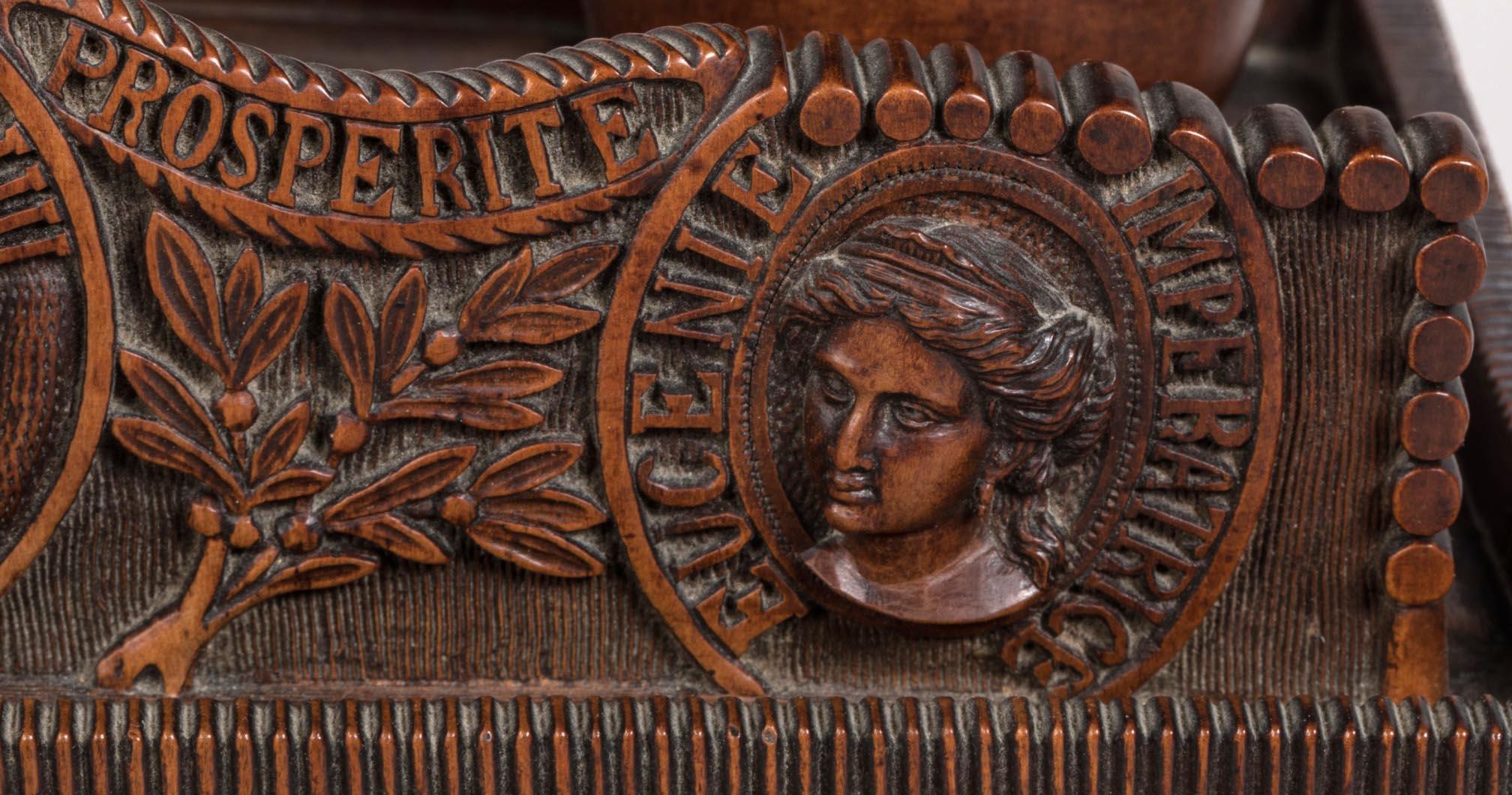 Exceptional Cigar Humidor – Tribute to Prince Imperial Napoleon IV (1873-1879) In Good Condition For Sale In SAINT-OUEN-SUR-SEINE, FR