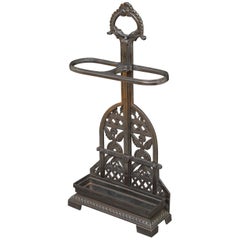 Exceptional Coalbrookdale Cast Iron Umbrella Stand