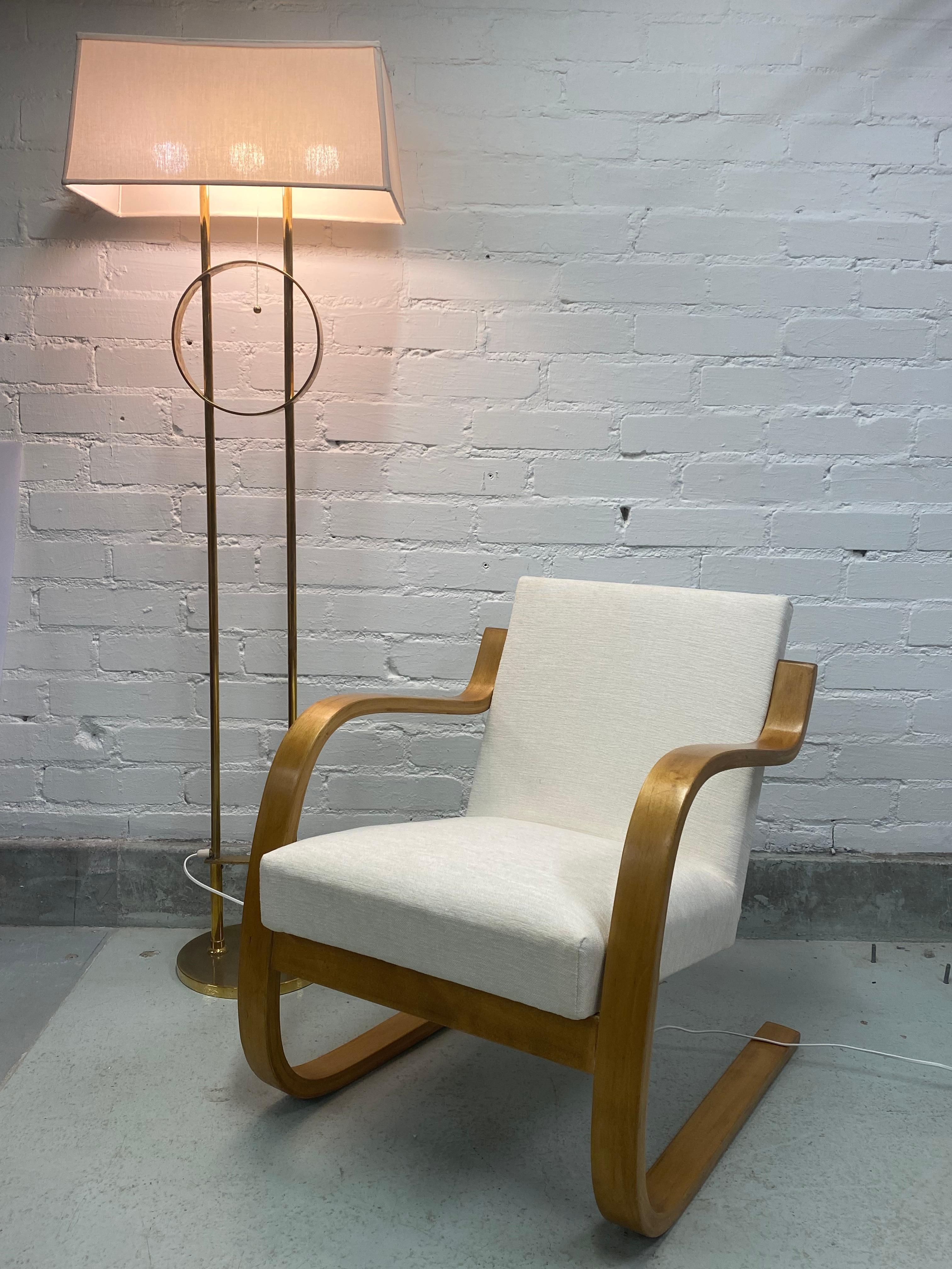Exceptional Commissioned Floor Lamp by Paavo Tynell, Taito For Sale 3