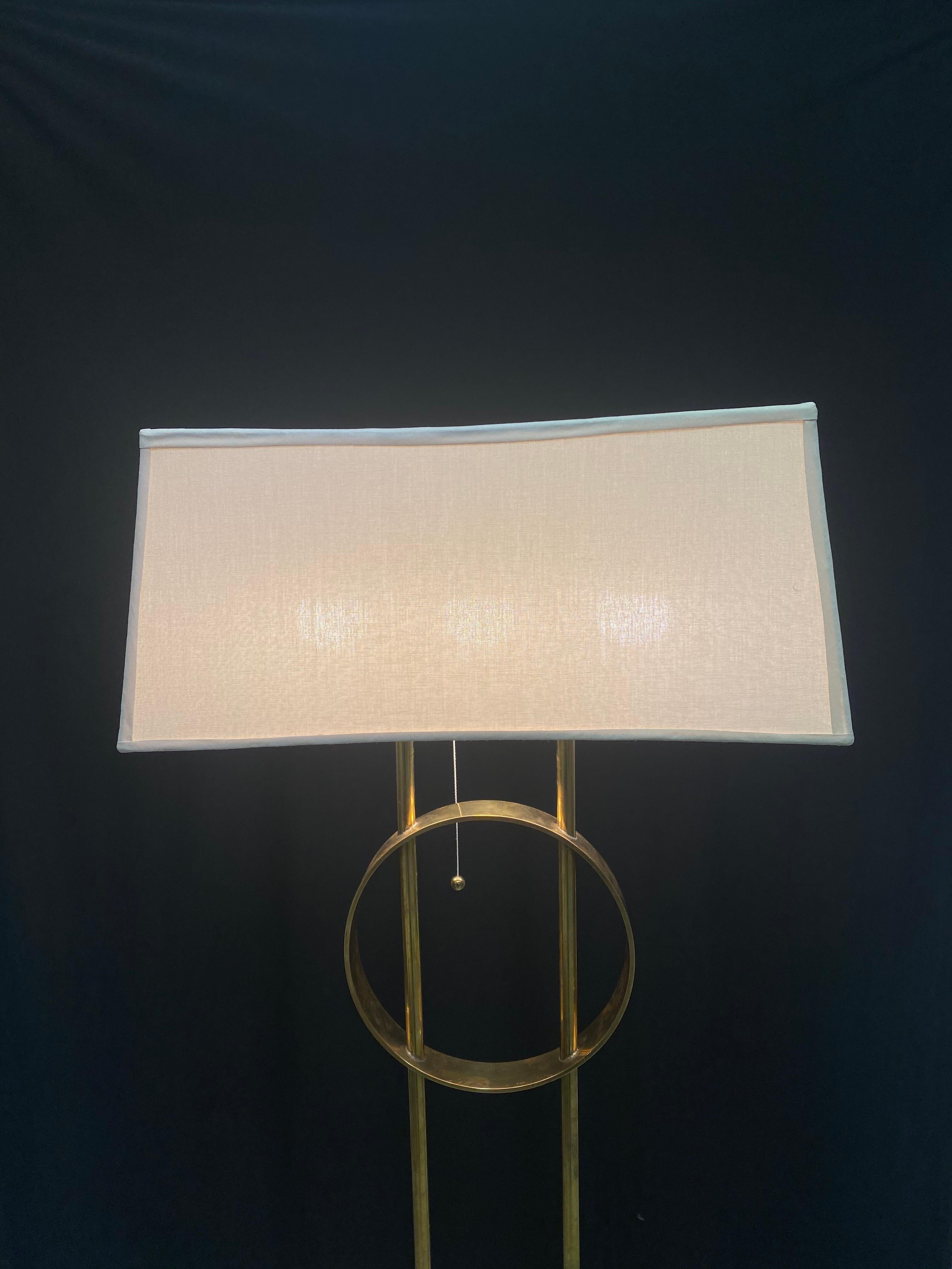 Scandinavian Modern An Exceptional Commissioned Floor Lamp by Paavo Tynell, Taito For Sale