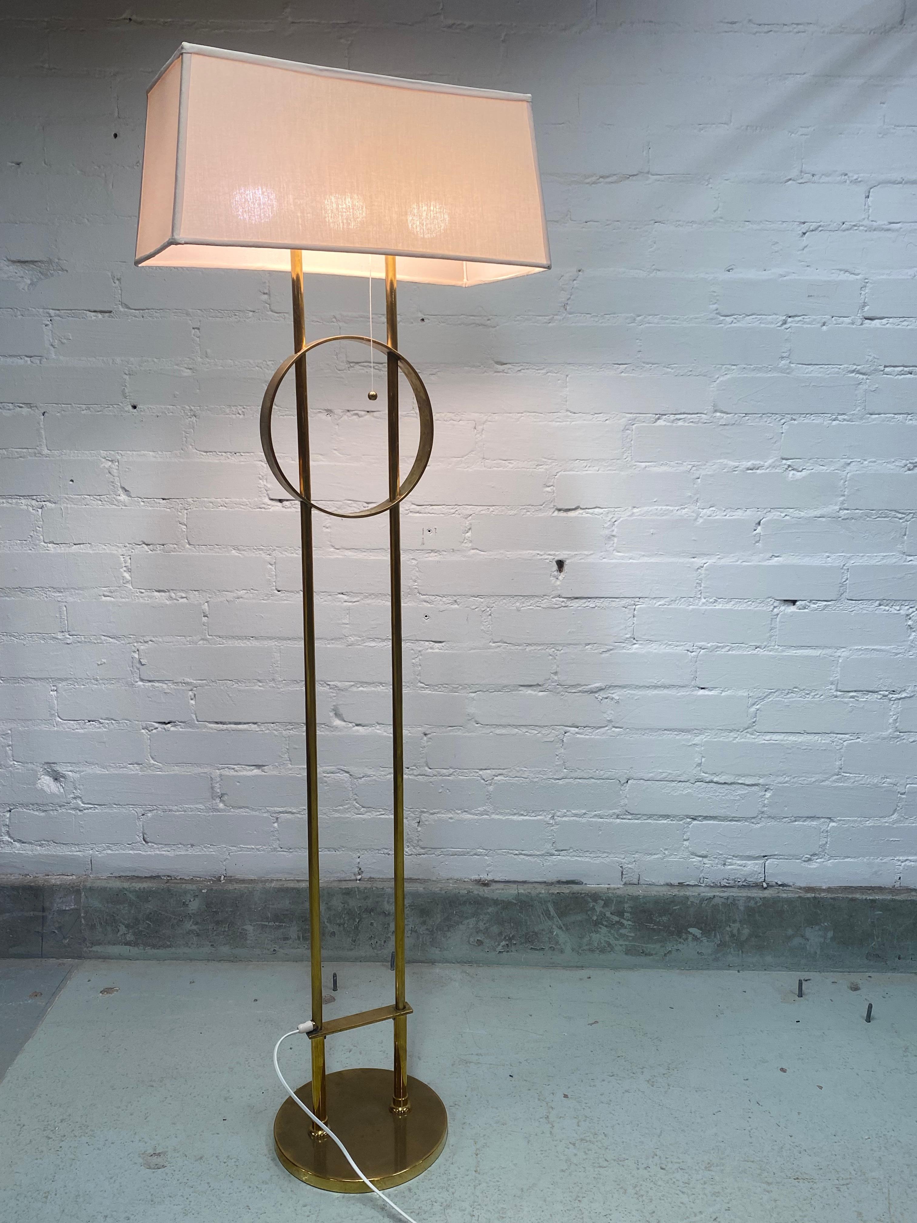Exceptional Commissioned Floor Lamp by Paavo Tynell, Taito For Sale 2