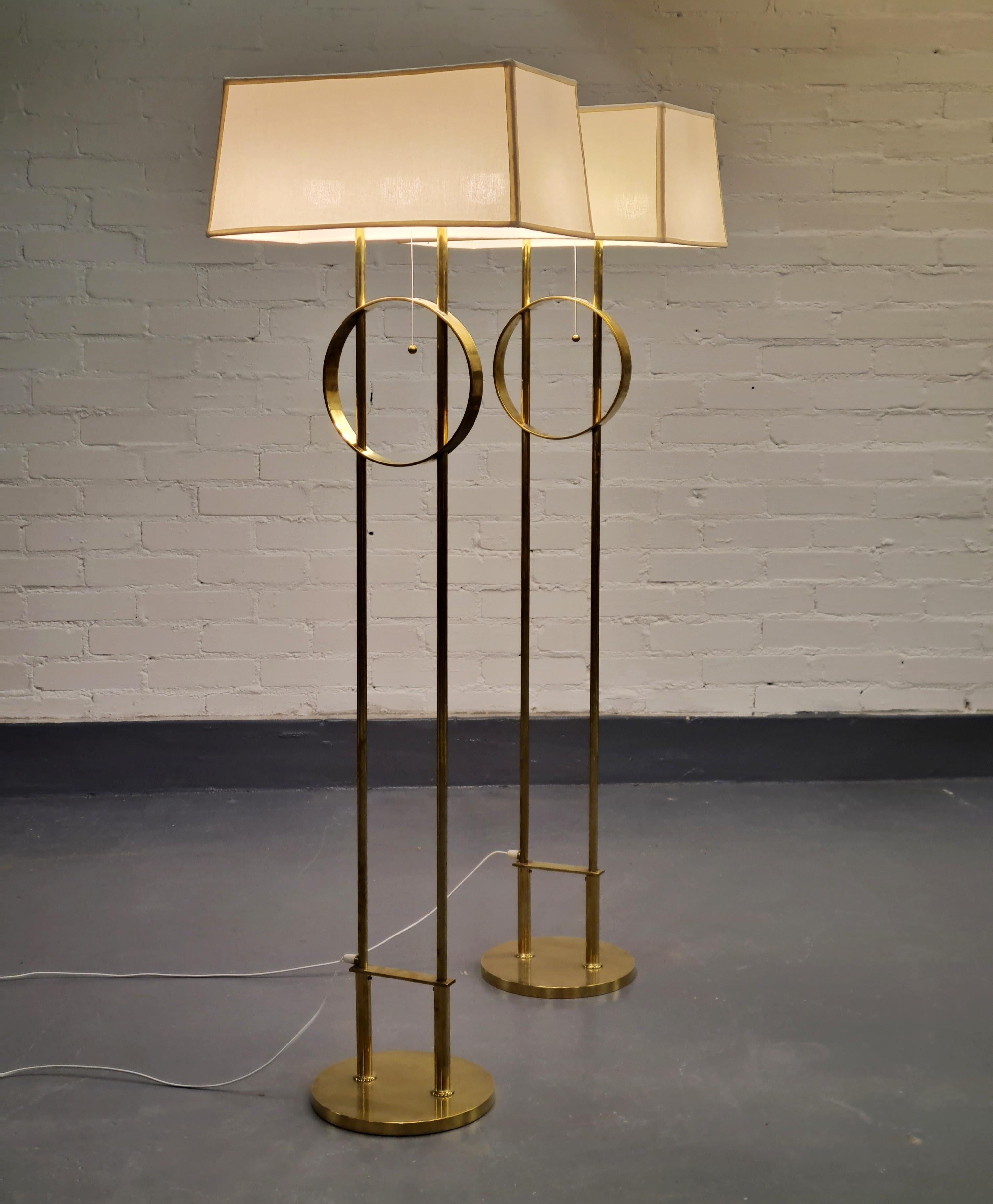 A Grand pair of Tynell floor lamps commissioned for the HOK Suurravintola 