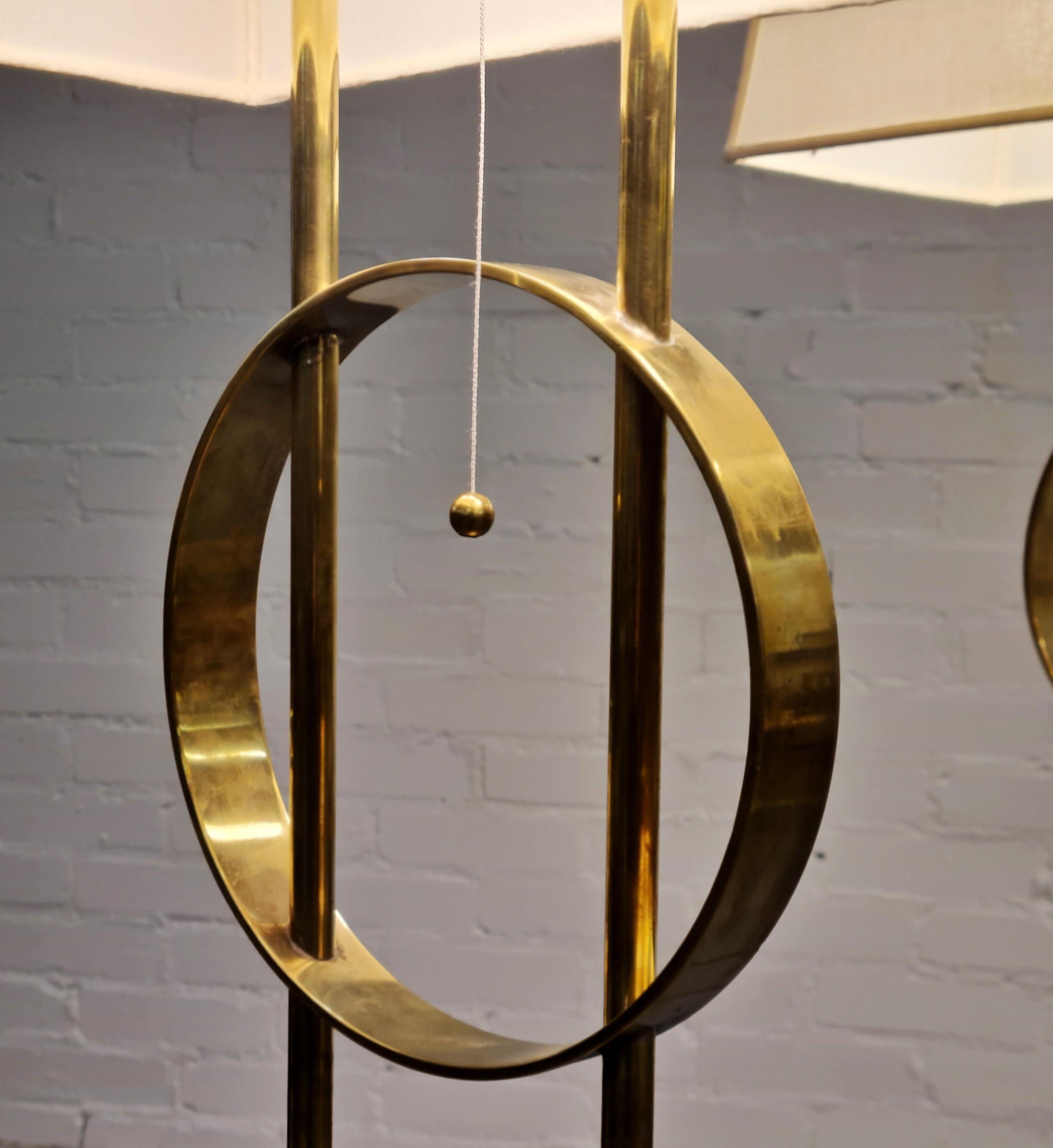 Metal Exceptional Commissioned Floor Lamps by Paavo Tynell, Taito For Sale