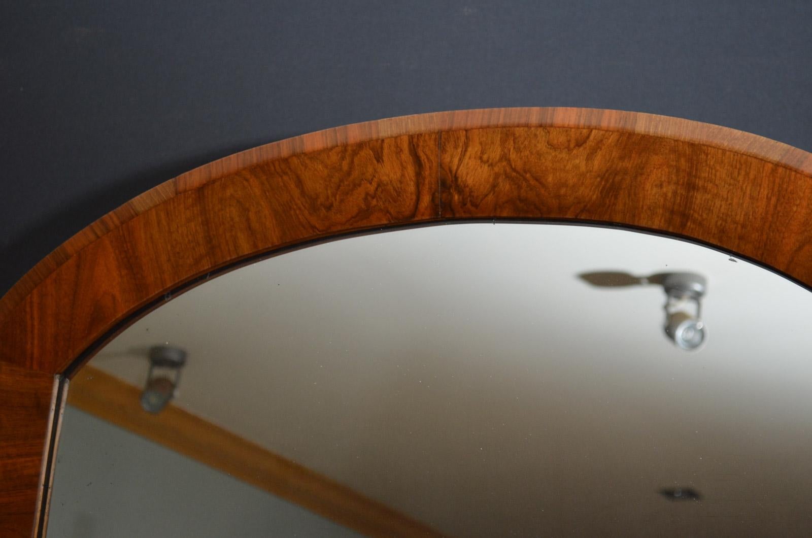 Exceptional Continental Olivewood Cheval Mirror In Good Condition For Sale In Whaley Bridge, GB