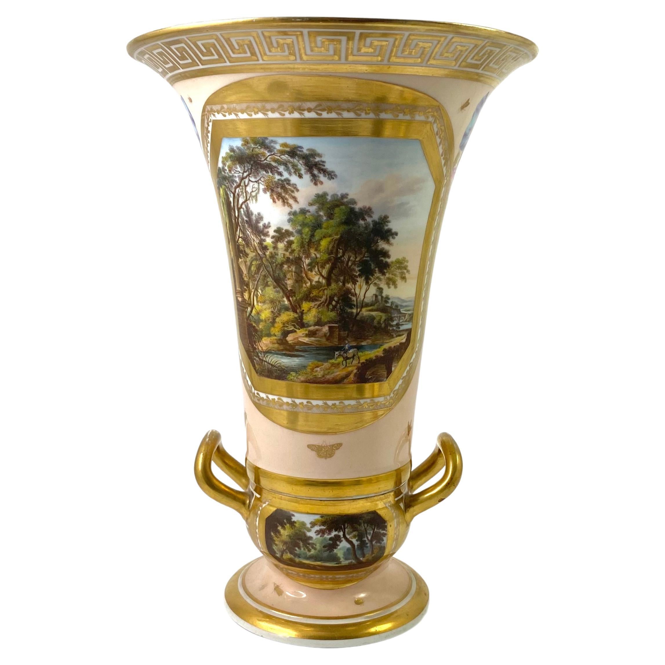 Exceptional Derby Two Part Vase. Daniel Lucas, C. 1810 For Sale at 1stDibs