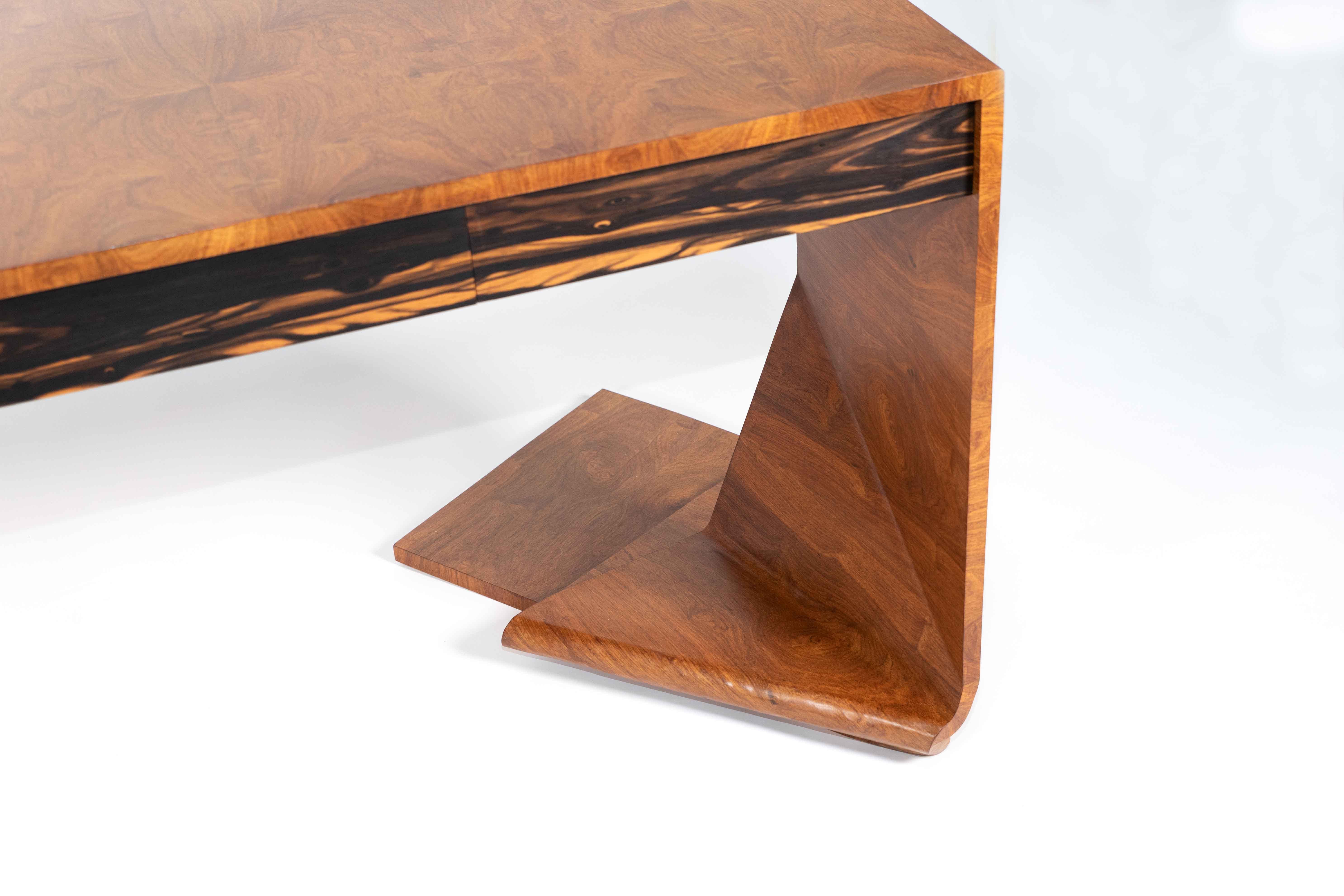 Late 20th Century Exceptional Desk by the Parisian Group Xylos, 1982