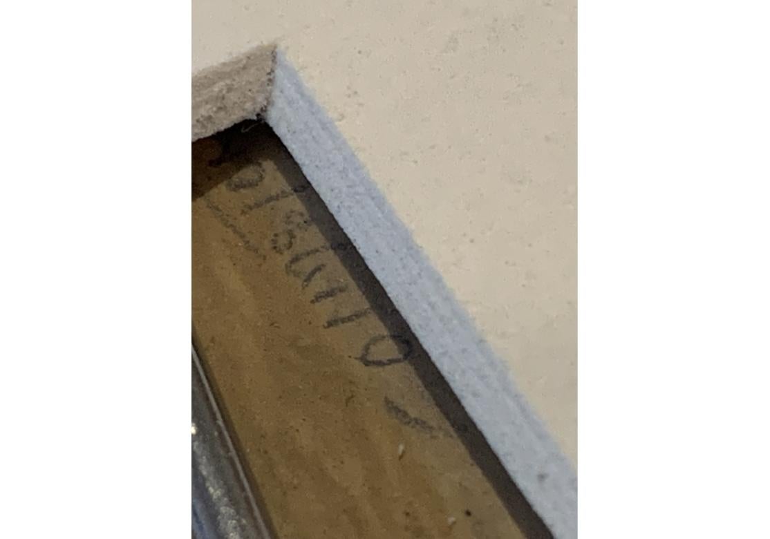 20ième siècle Exceptionnelle aquarelle réduite signée d'une résidence en vente