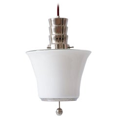 Exceptionnelle lampe à suspension Art Déco Dr. Twerdy originale du Bauhaus, années 1920, Allemagne