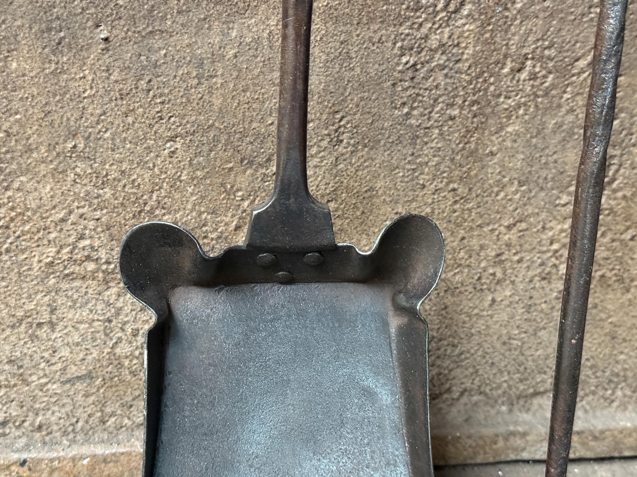Exceptional Dutch Art Nouveau Fireplace Tools For Sale 7