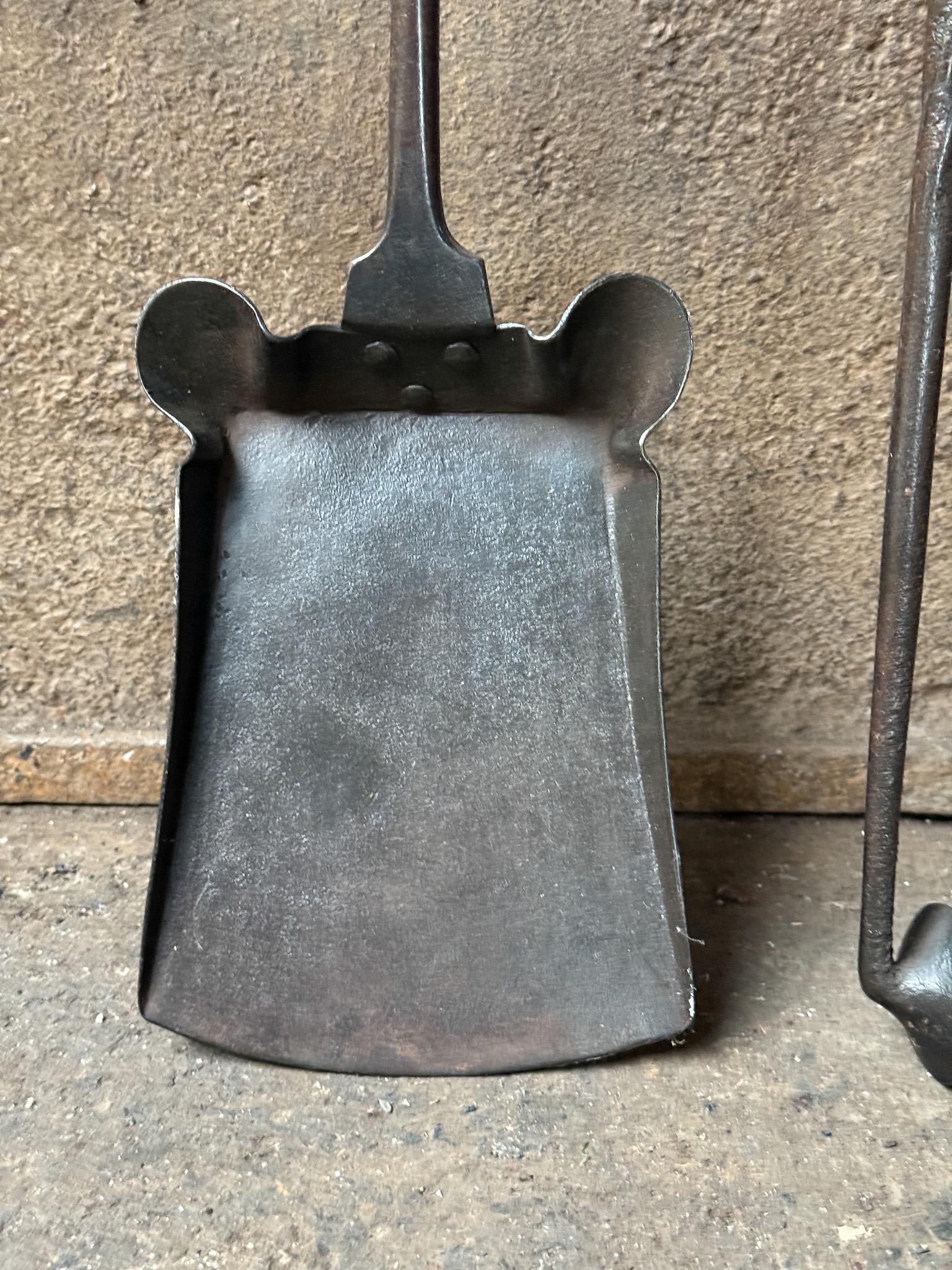 Exceptional Dutch Art Nouveau Fireplace Tools For Sale 9
