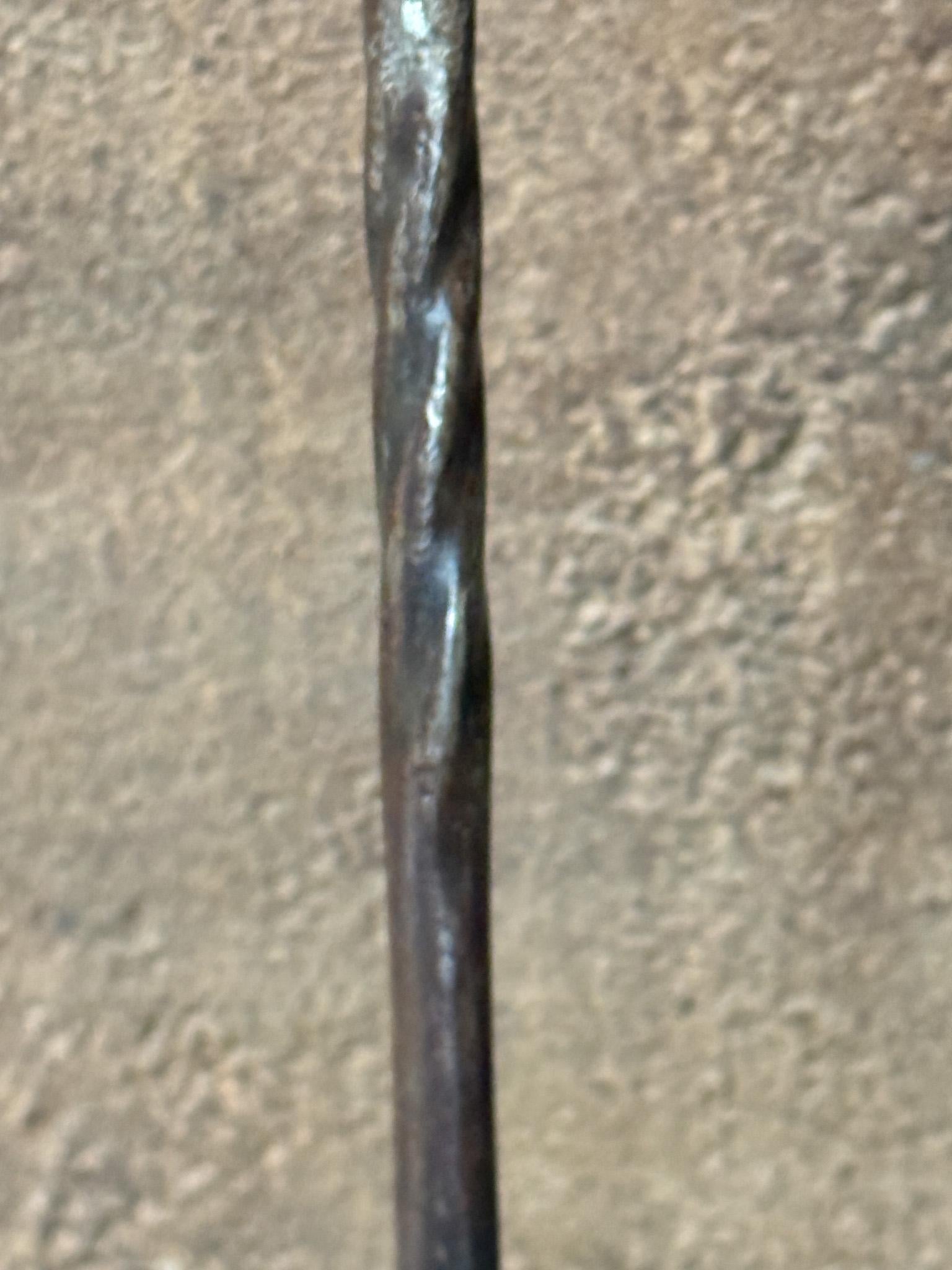 Exceptional Dutch Art Nouveau Fireplace Tools For Sale 11