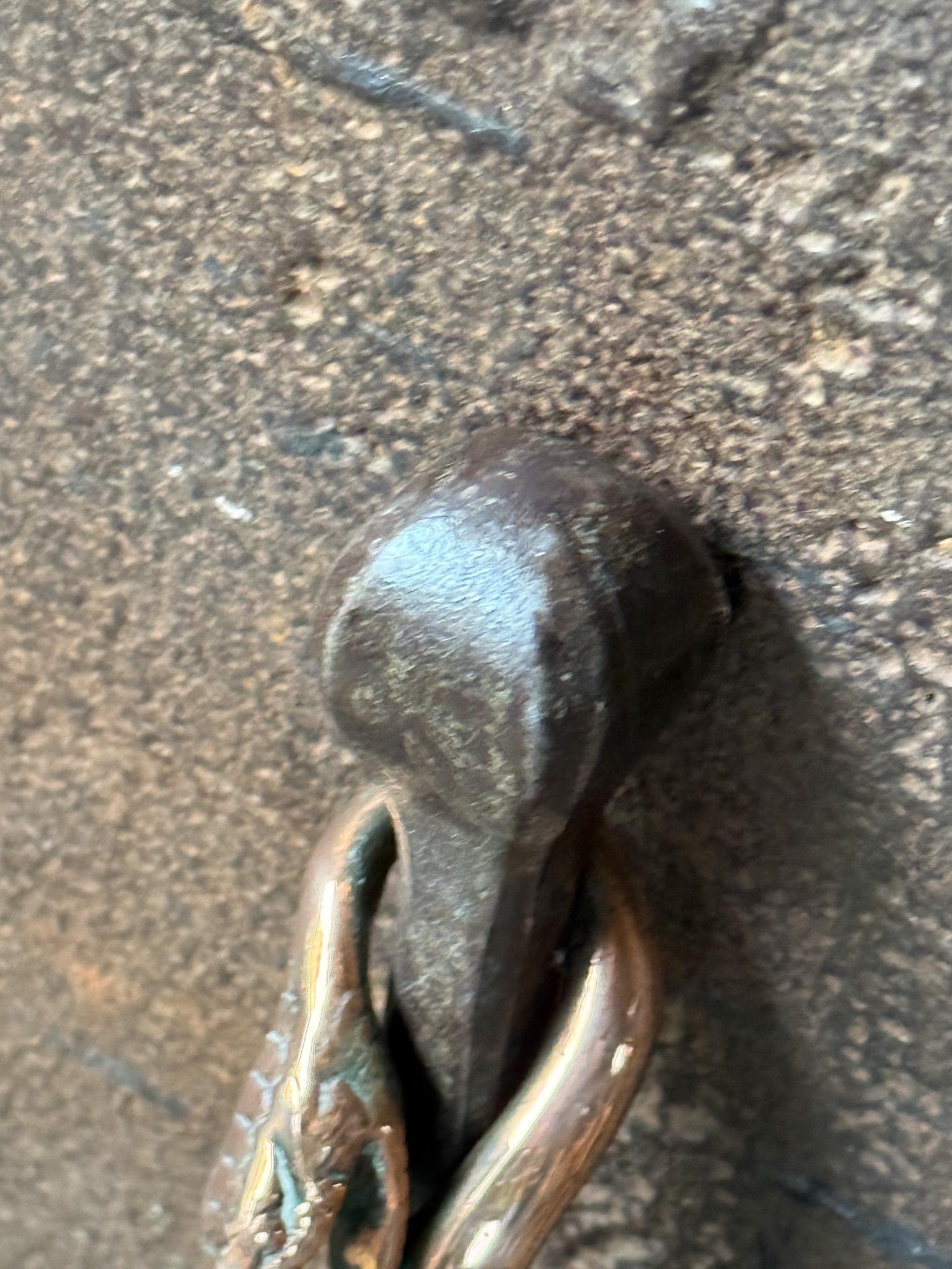 Exceptional Dutch Art Nouveau Fireplace Tools For Sale 3