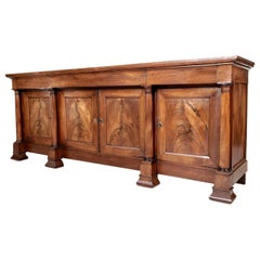 Exceptional Early 19th Century French Empire Period Chateau Enfilade in Walnut