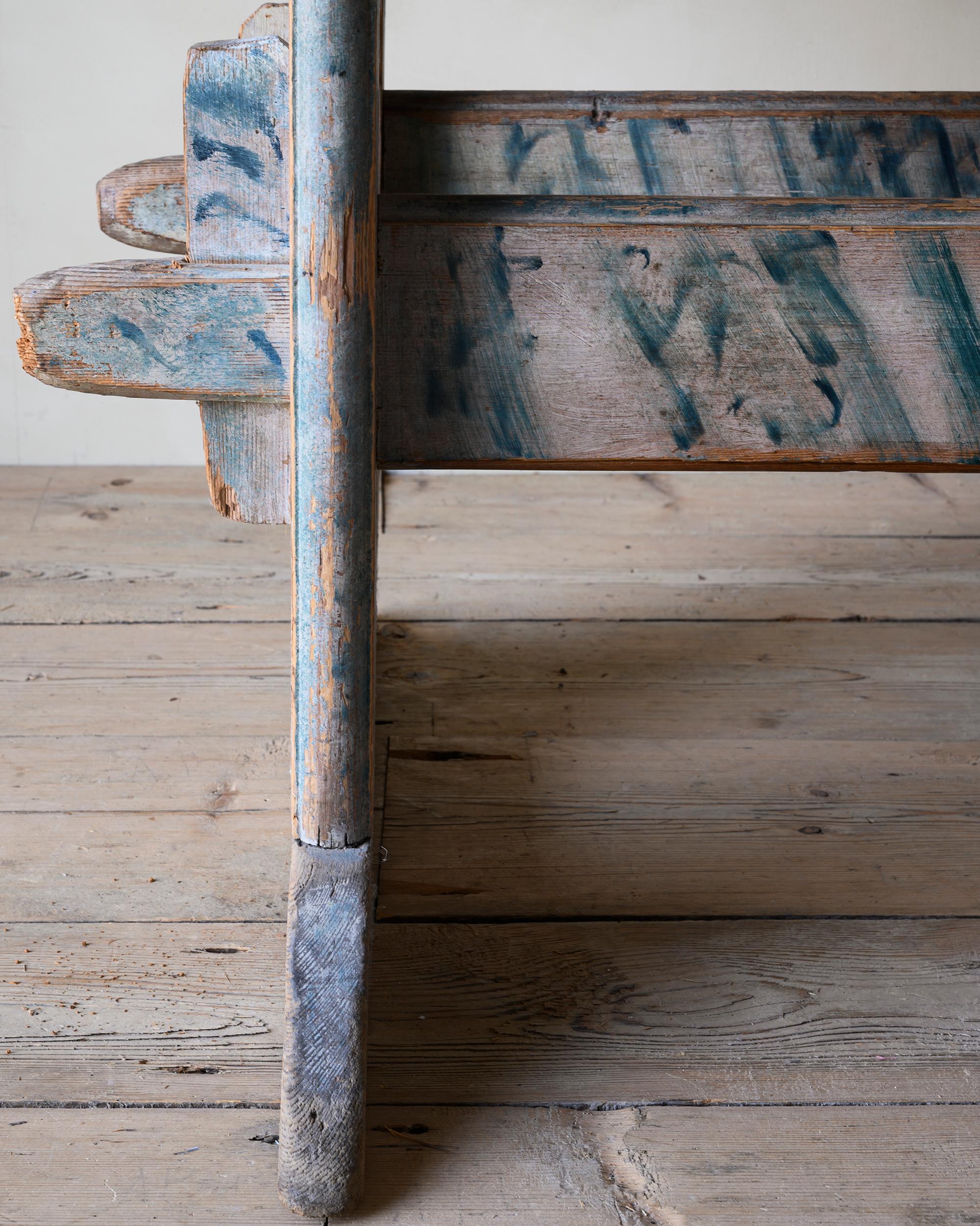 Exceptional Early 19th Century Swedish Trestle Table In Good Condition In Allerum, SE