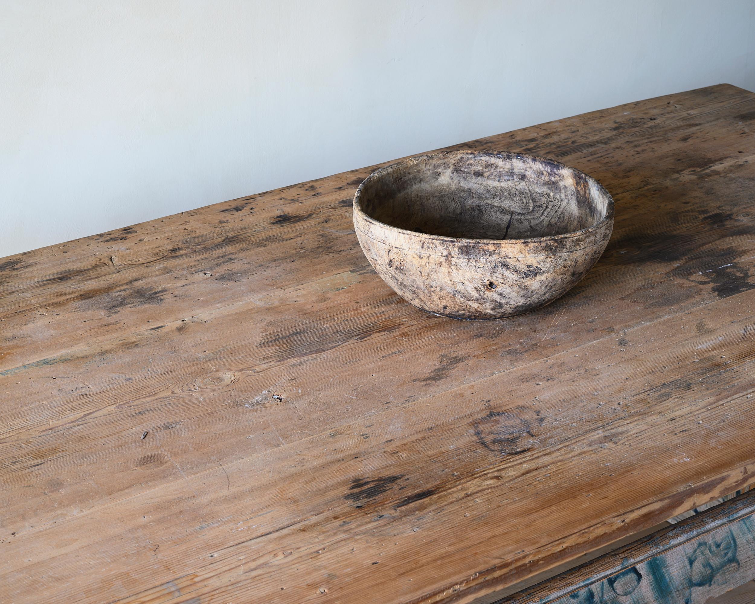 Exceptional Early 19th Century Swedish Trestle Table 1