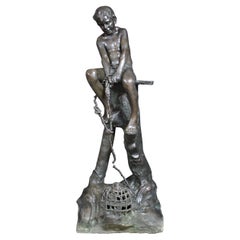 Used Exceptional Early 20th Century Life Size Bronze Sculpture by Raffaele Marino